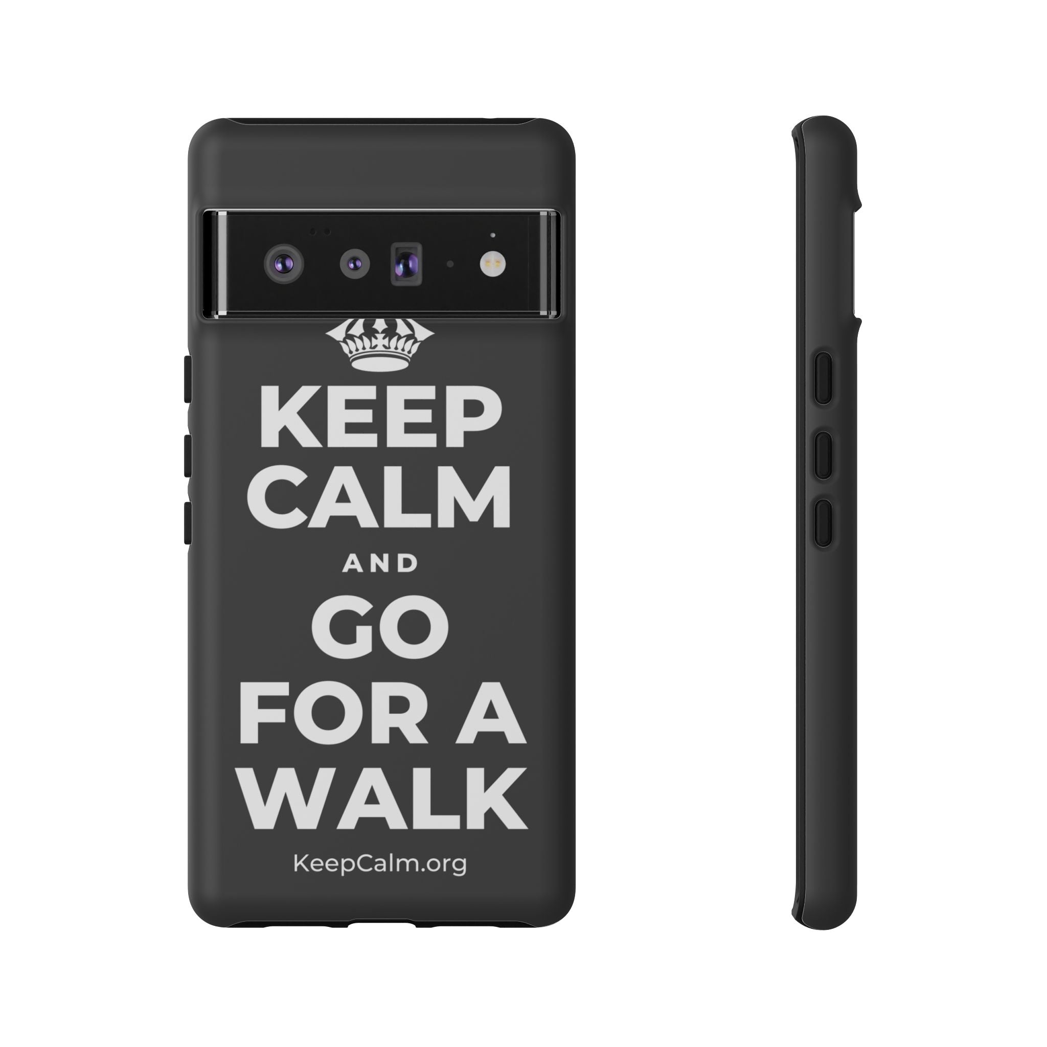 KEEP CALM AND GO FOR A WALK Phone Case
