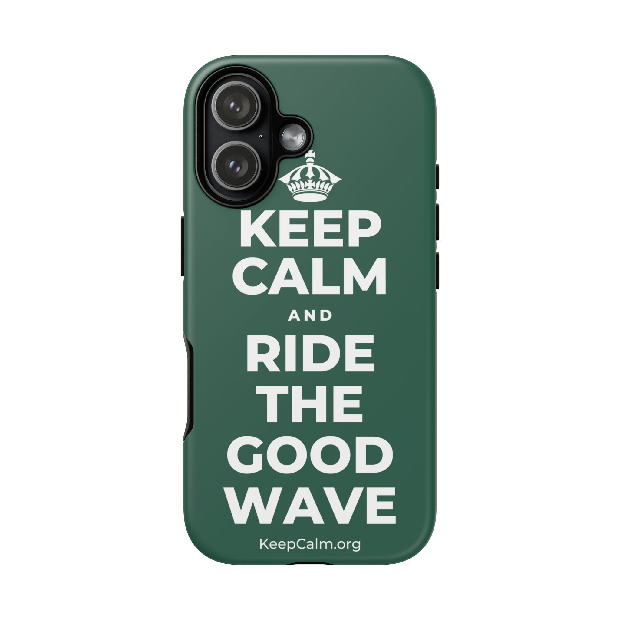 KEEP CALM AND RIDE THE GOOD WAVE Phone Case