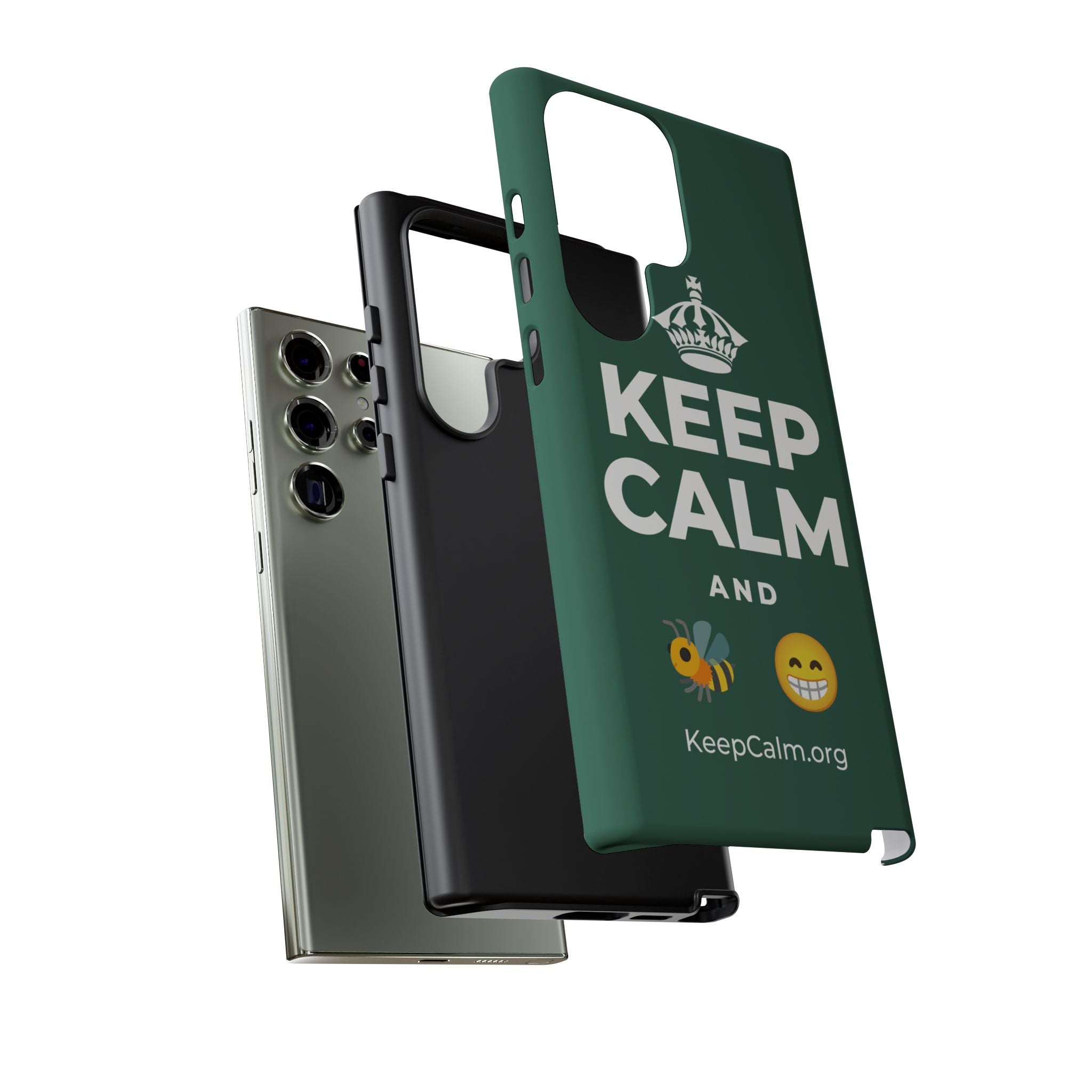 KEEP CALM AND BEE HAPPY Phone Case