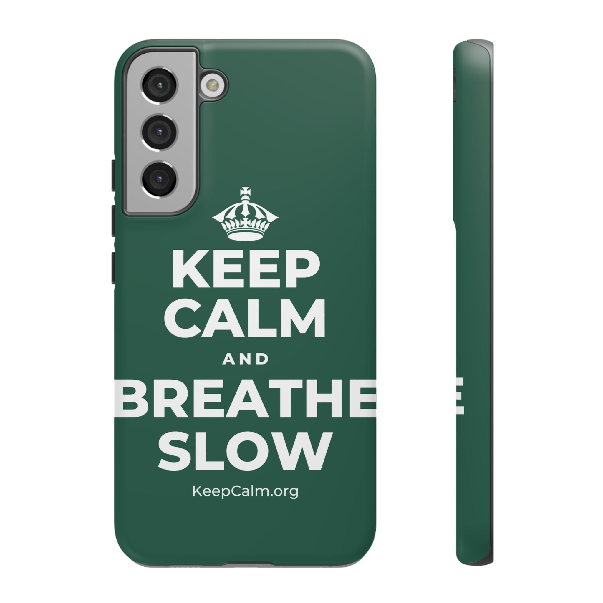 KEEP CALM AND BREATHE SLOW Phone Case