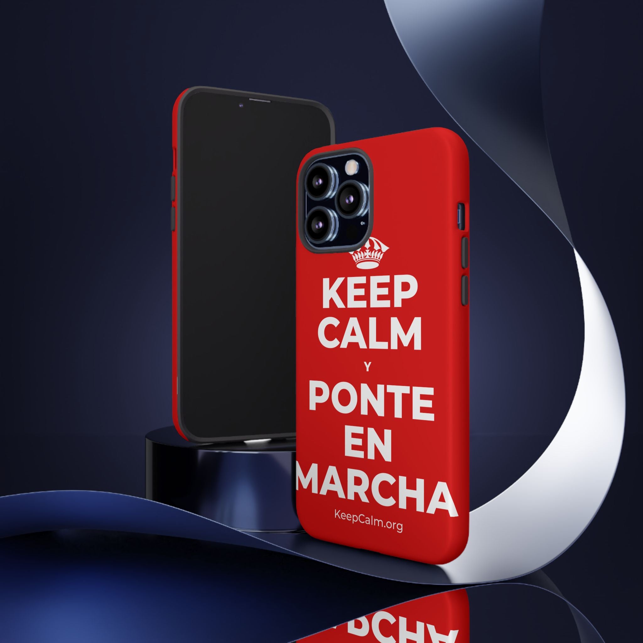 KEEP CALM Y PONTE EN MARCHA Phone Case