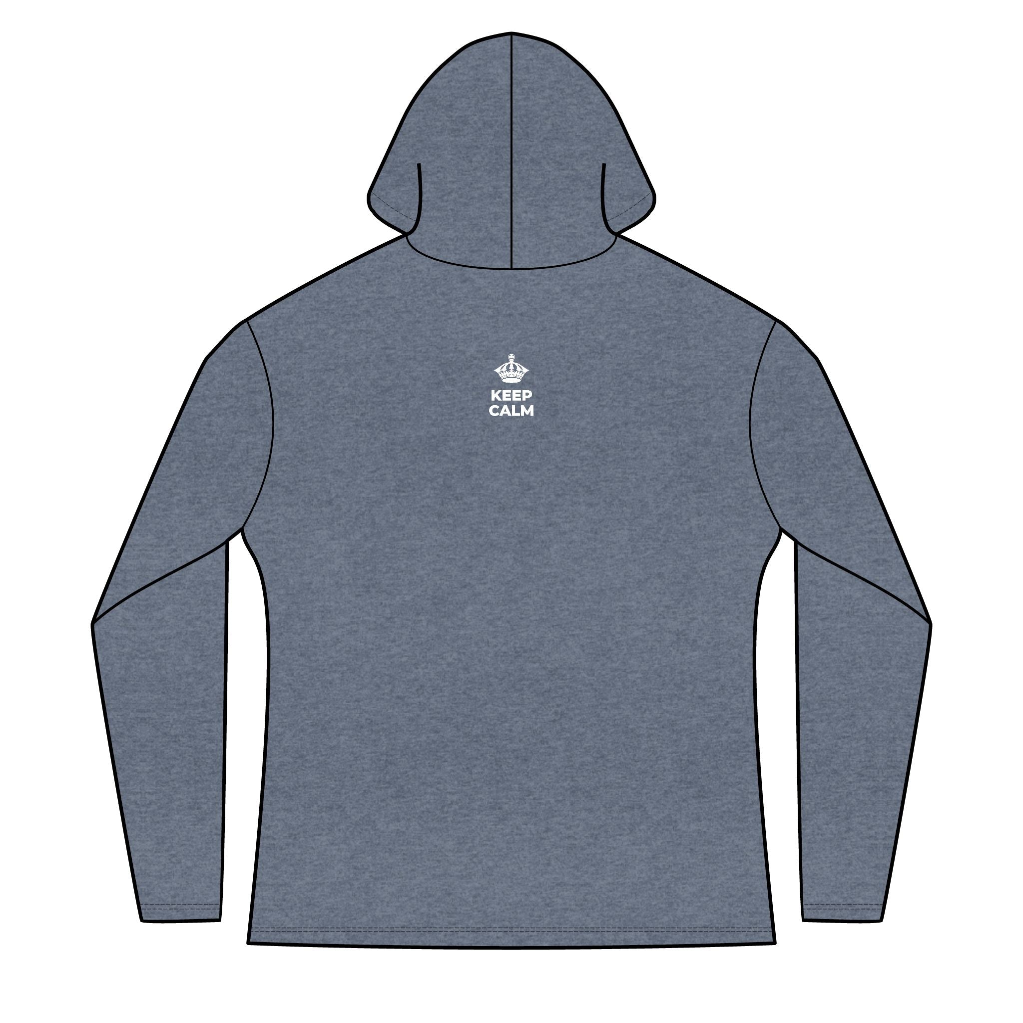 KEEP CALM ATI PÍN ÌFẸ́ KÁ Women's Long Sleeve Hoodie