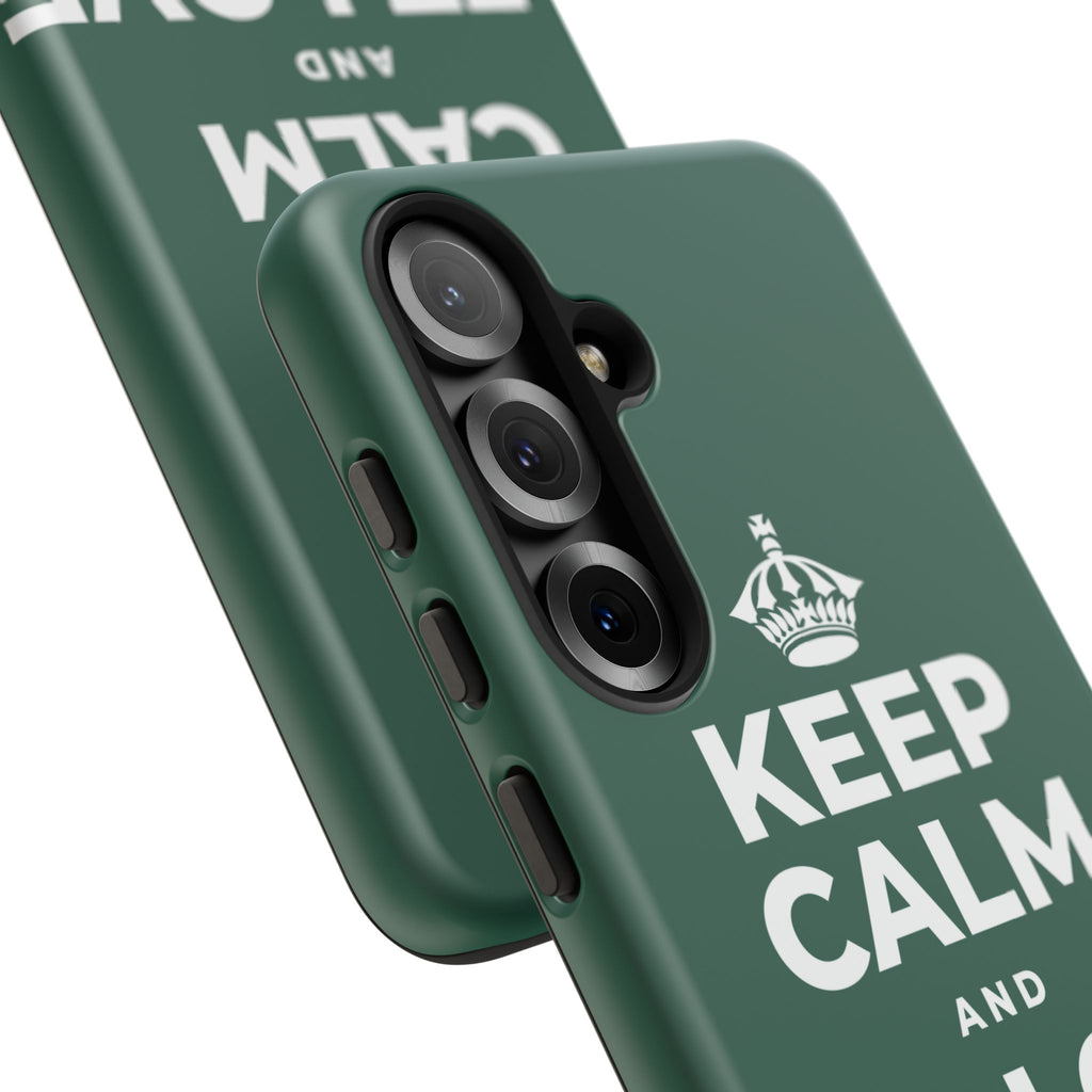 KEEP CALM AND LET LOVE FLOW Phone Case