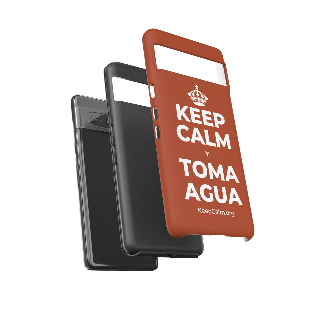 KEEP CALM Y TOMA AGUA Phone Case