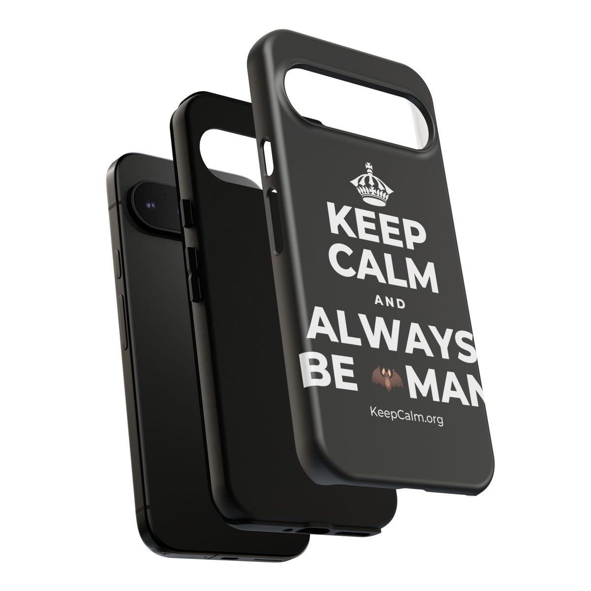 KEEP CALM AND ALWAYS BE 🦇MAN Phone Case