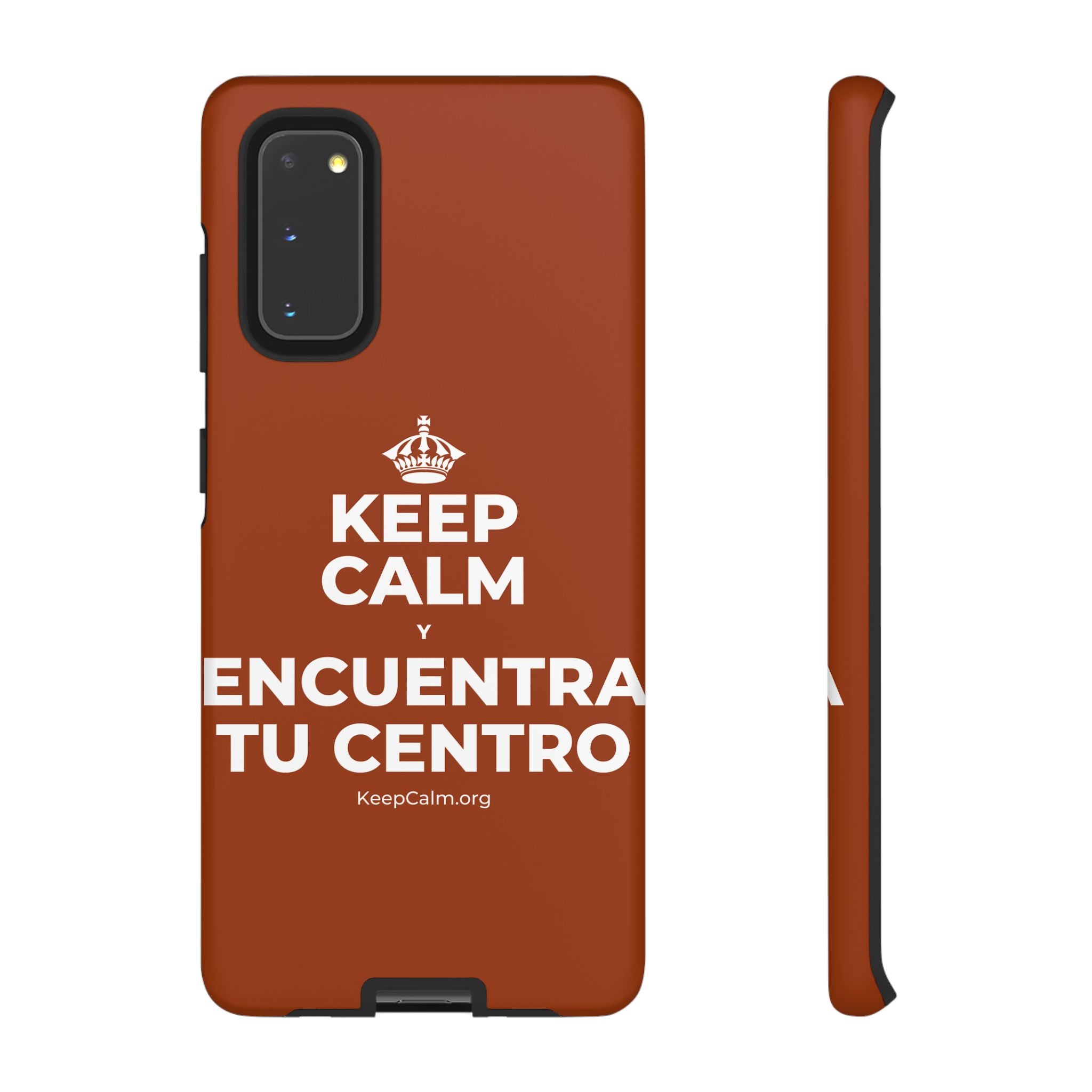 KEEP CALM Y ENCUENTRA TU CENTRO Phone Case