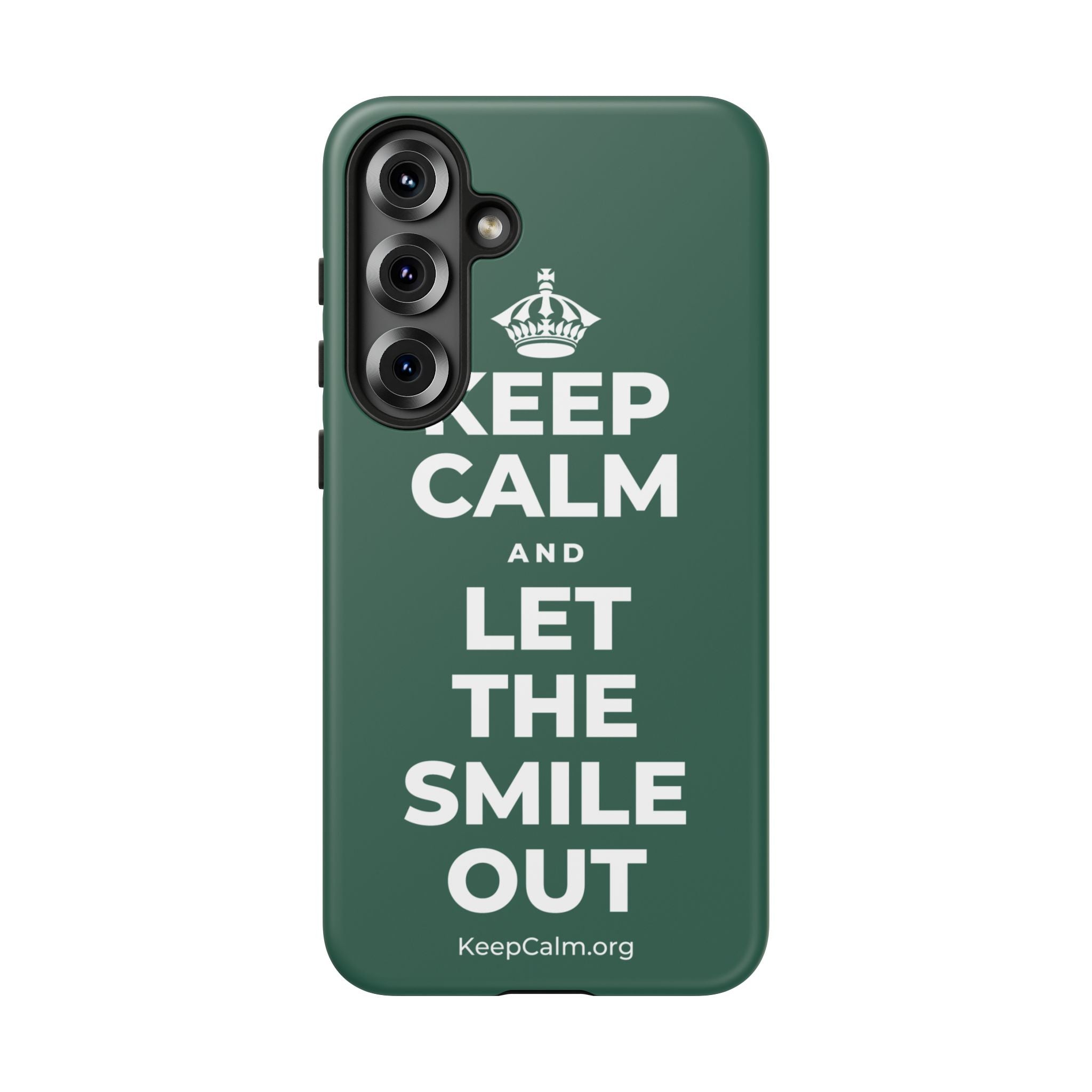 KEEP CALM AND LET THE SMILE OUT Phone Case