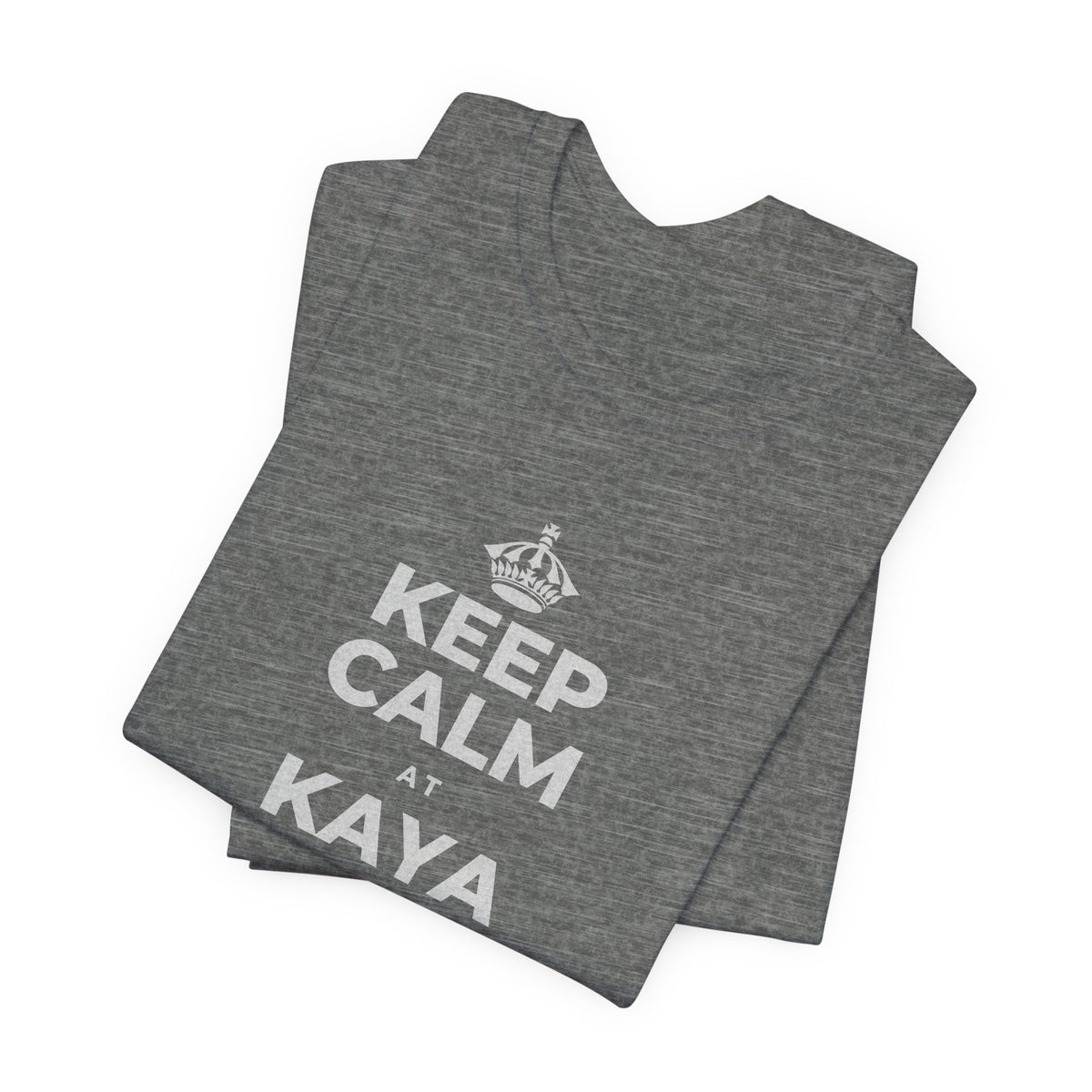 KEEP CALM AT KAYA MONG MATUTO NG KAHIT ANO T-Shirt (Baby Blue–Silver)