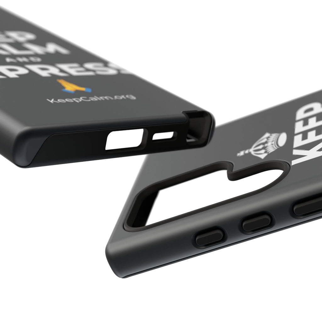 KEEP CALM AND EXPRESS 🙏 Phone Case (Dark)