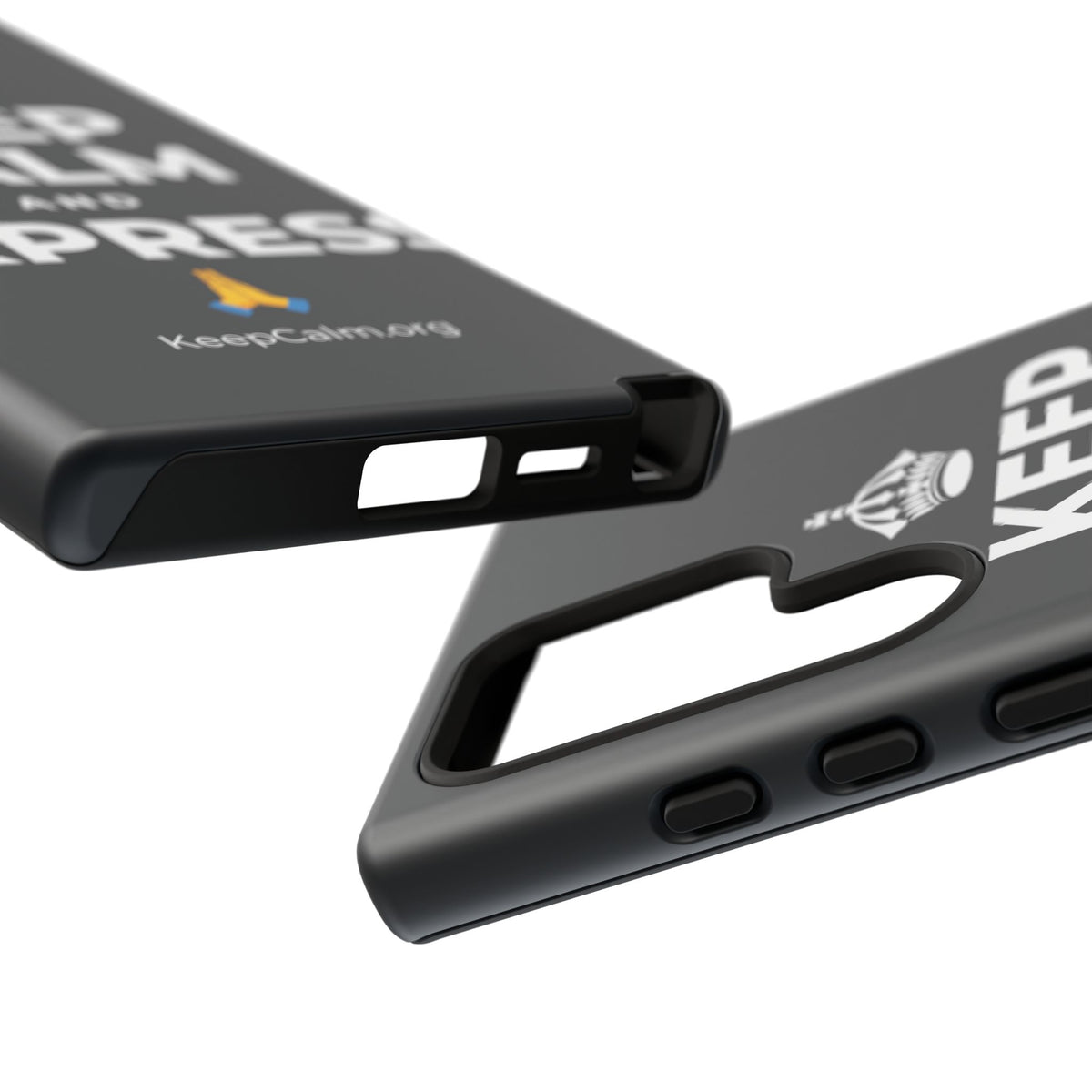 KEEP CALM AND EXPRESS 🙏 Phone Case (Dark)
