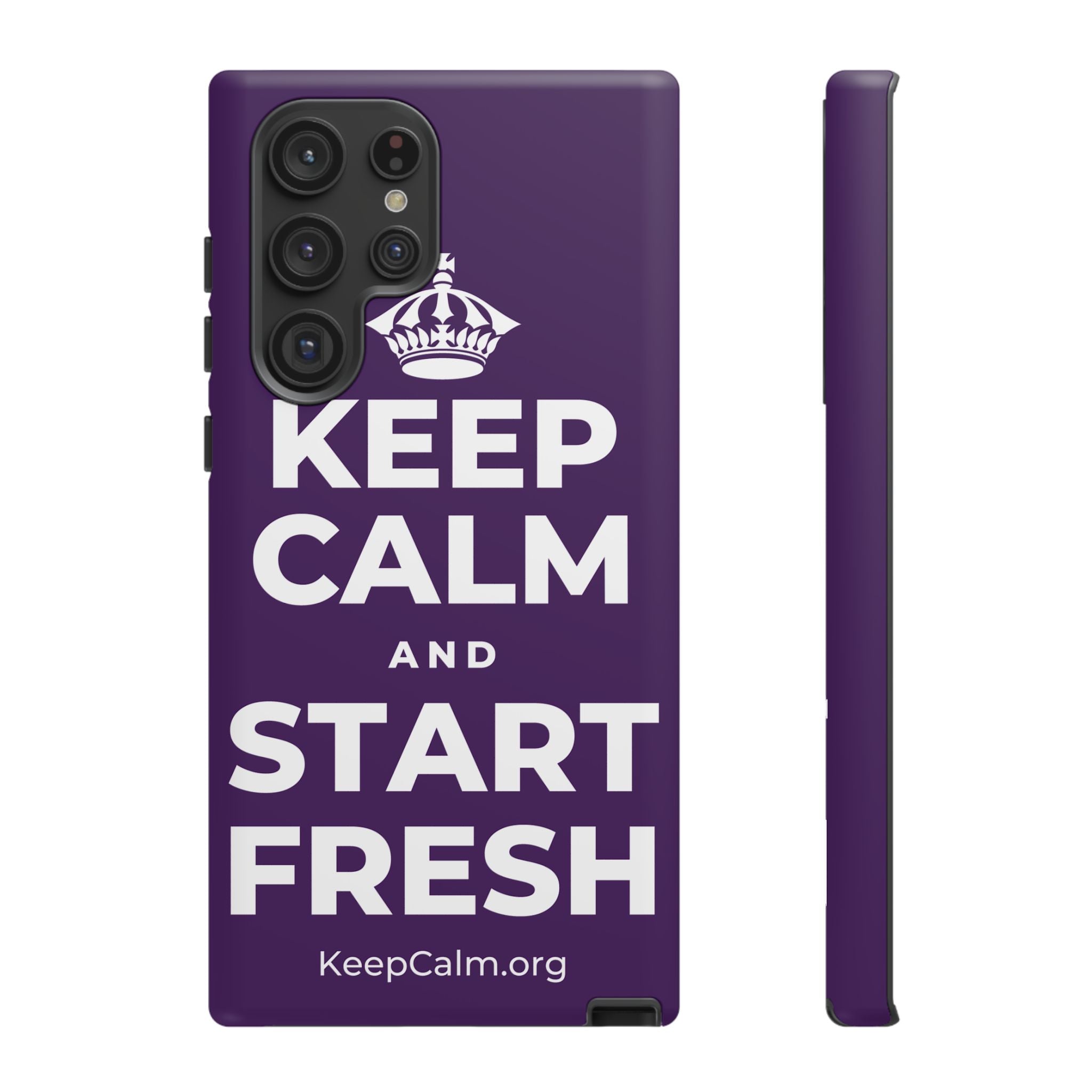 KEEP CALM AND START FRESH Phone Case