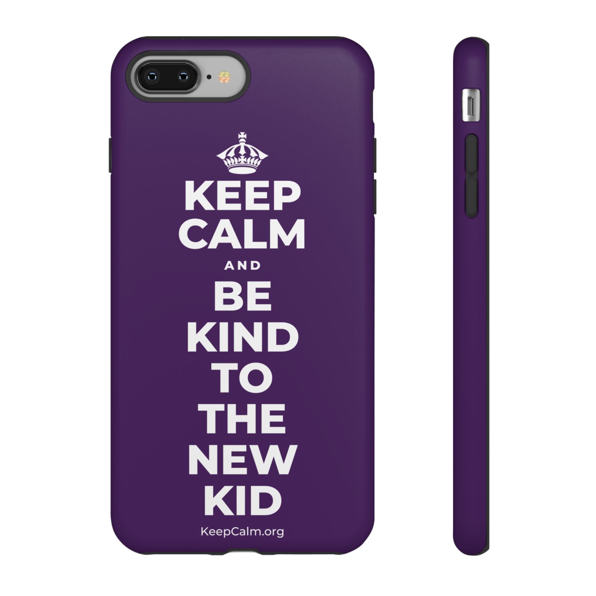 KEEP CALM AND BE KIND TO THE NEW KID Phone Case