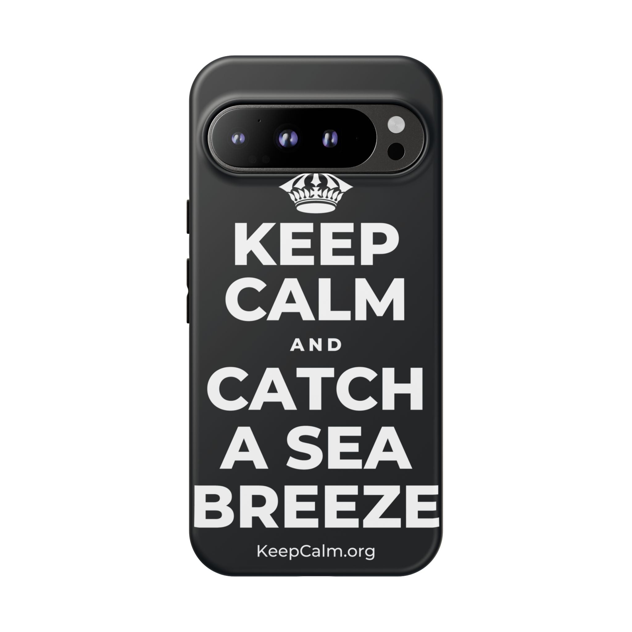 KEEP CALM AND CATCH A SEA BREEZE Phone Case (Dark)