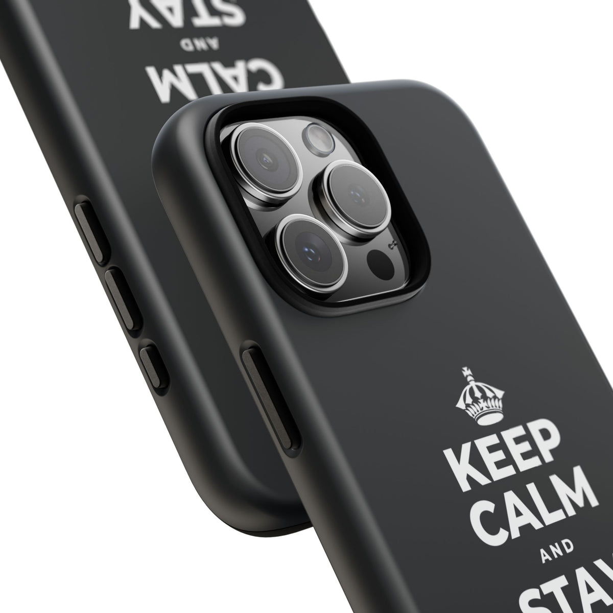 KEEP CALM AND STAY UNBOTHERED Phone Case (Dark)
