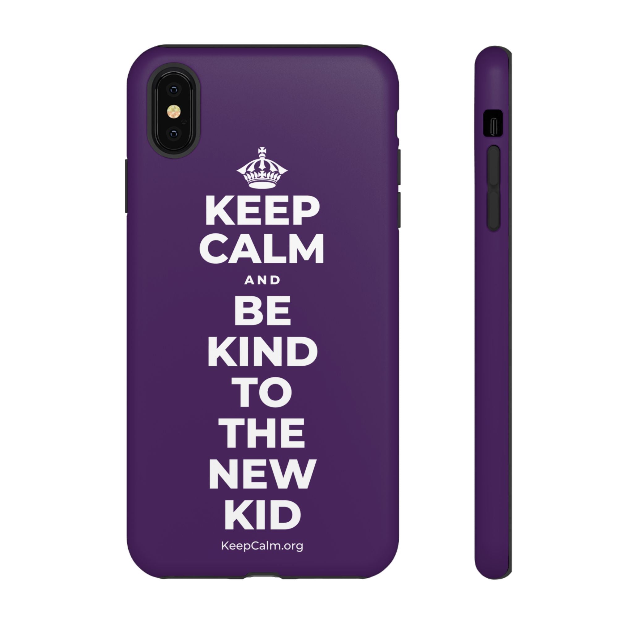 KEEP CALM AND BE KIND TO THE NEW KID Phone Case