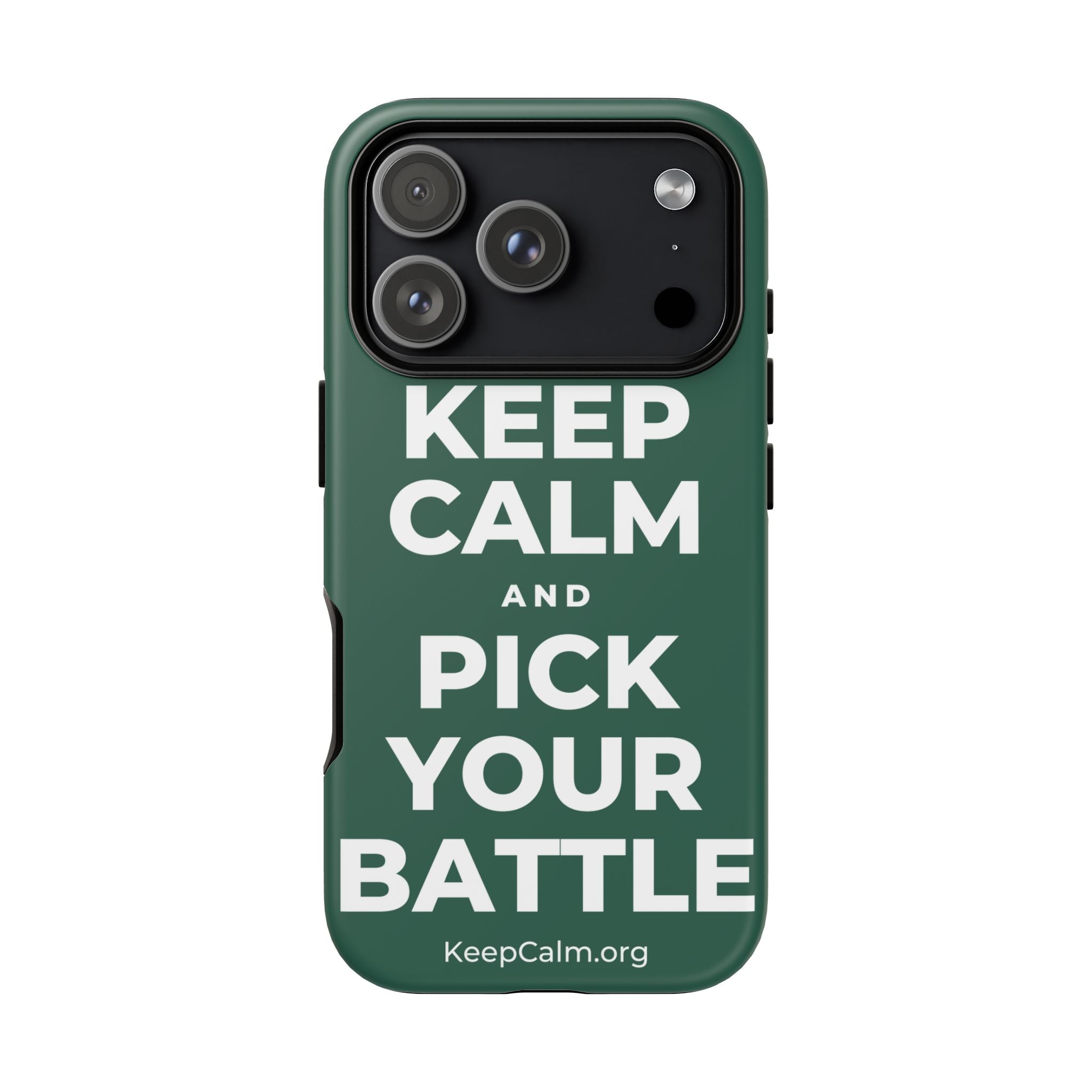KEEP CALM AND PICK YOUR BATTLE Phone Case