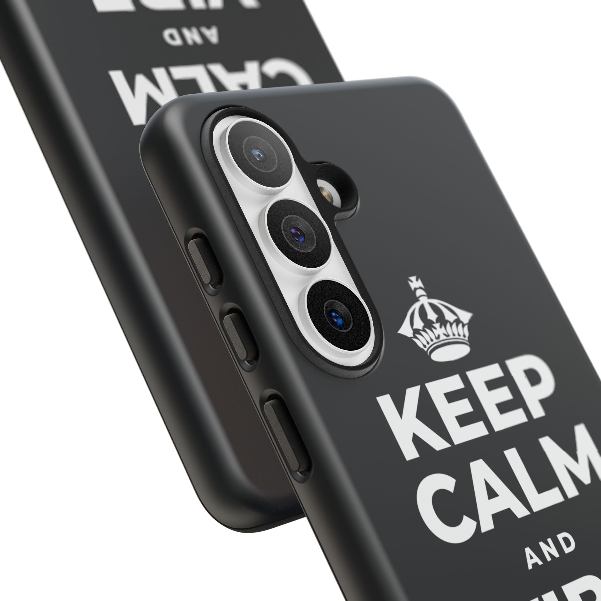 KEEP CALM AND VIBE WITH ME Phone Case (Dark)