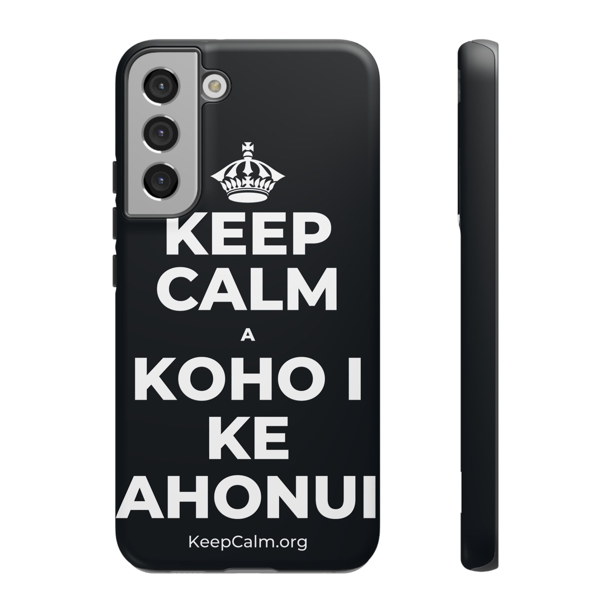 KEEP CALM A KOHO I KE AHONUI Phone Case (Dark)