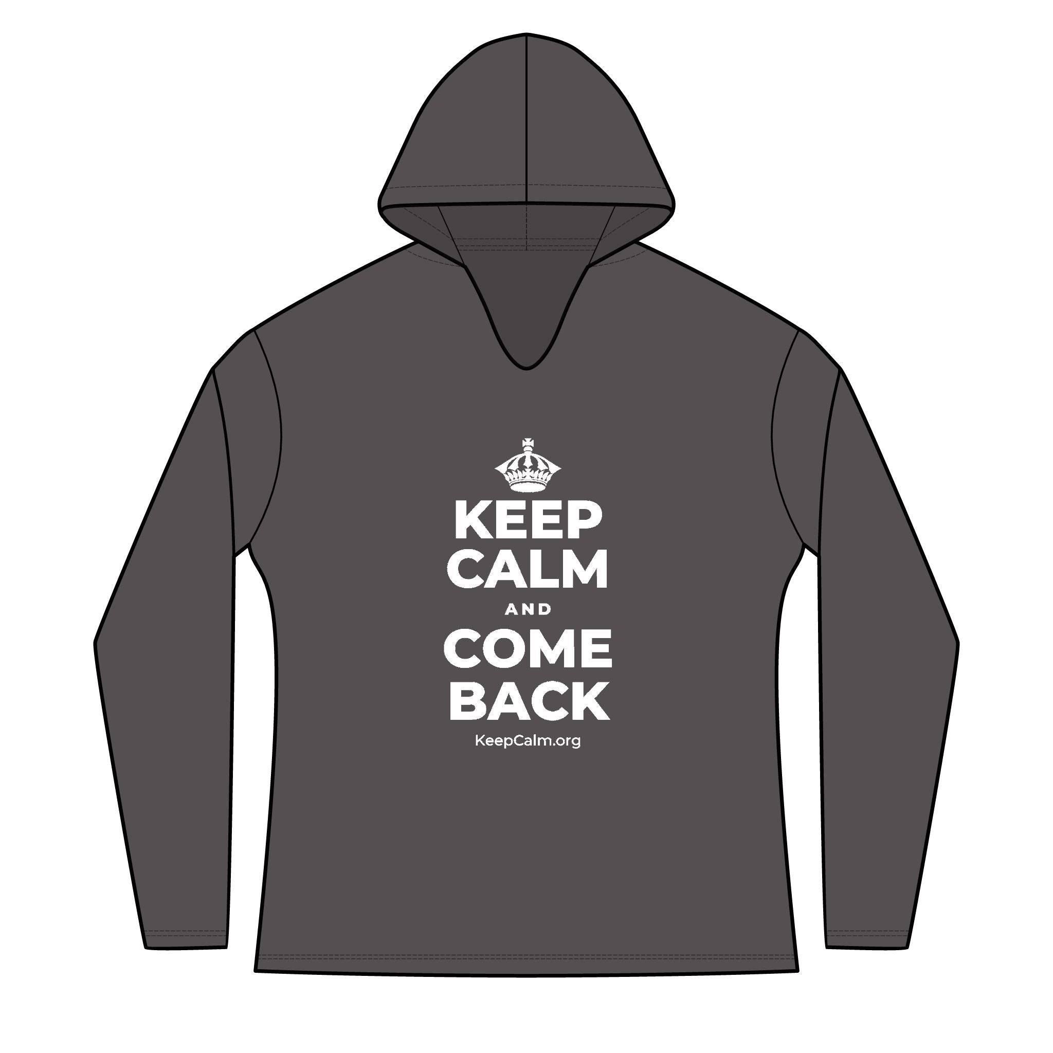 KEEP CALM AND COME BACK Women's Long Sleeve Hoodie