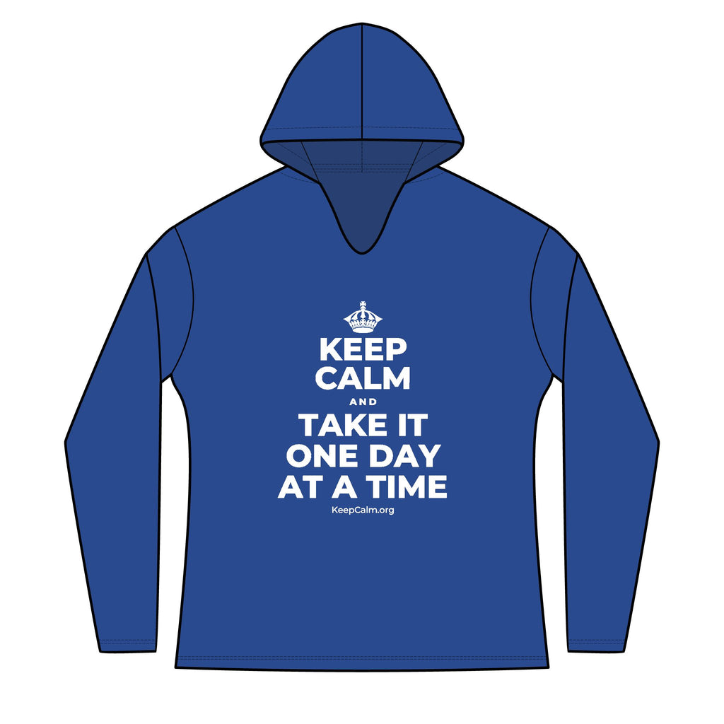 KEEP CALM AND TAKE IT ONE DAY AT A TIME Women's Long Sleeve Hoodie