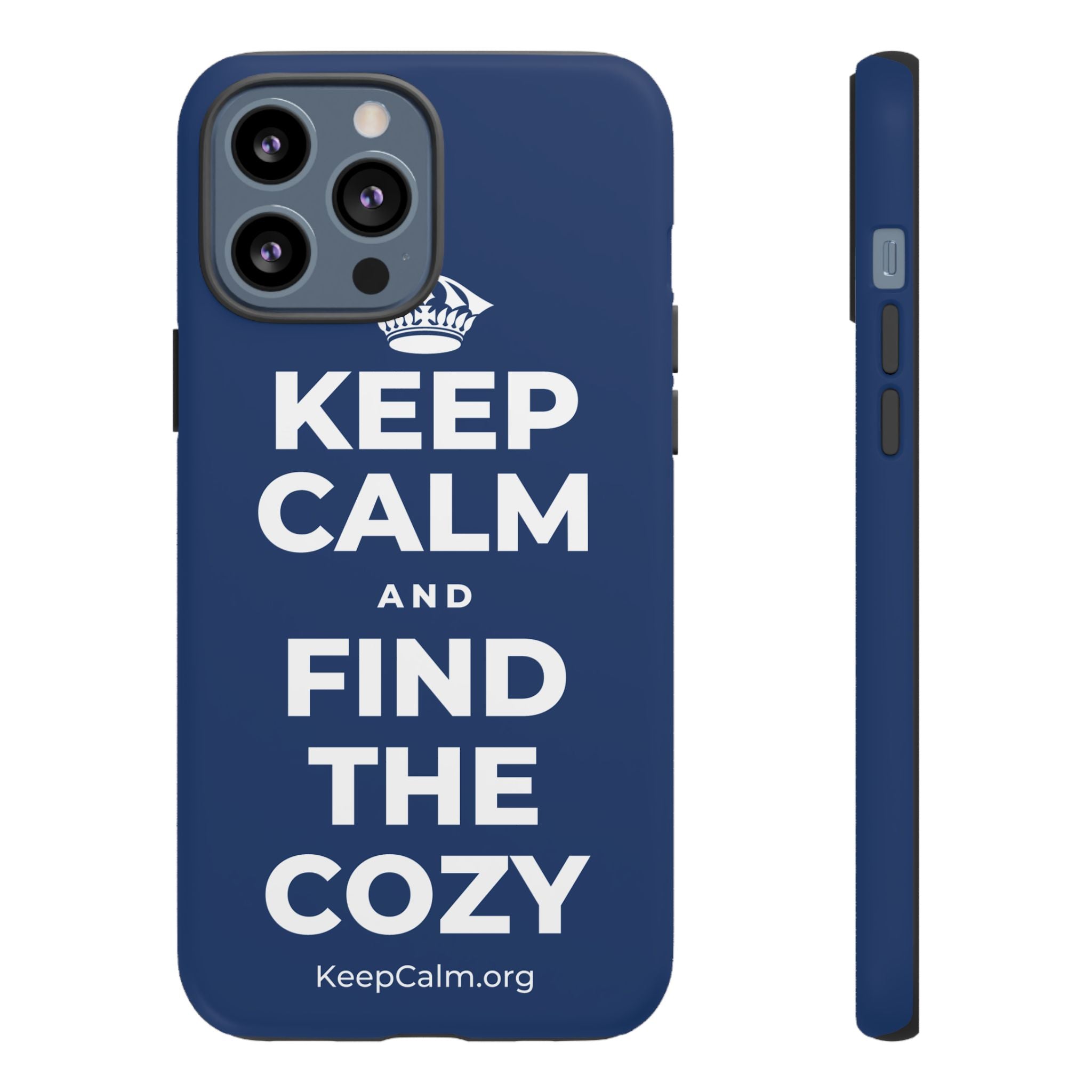 KEEP CALM AND FIND THE COZY Phone Case