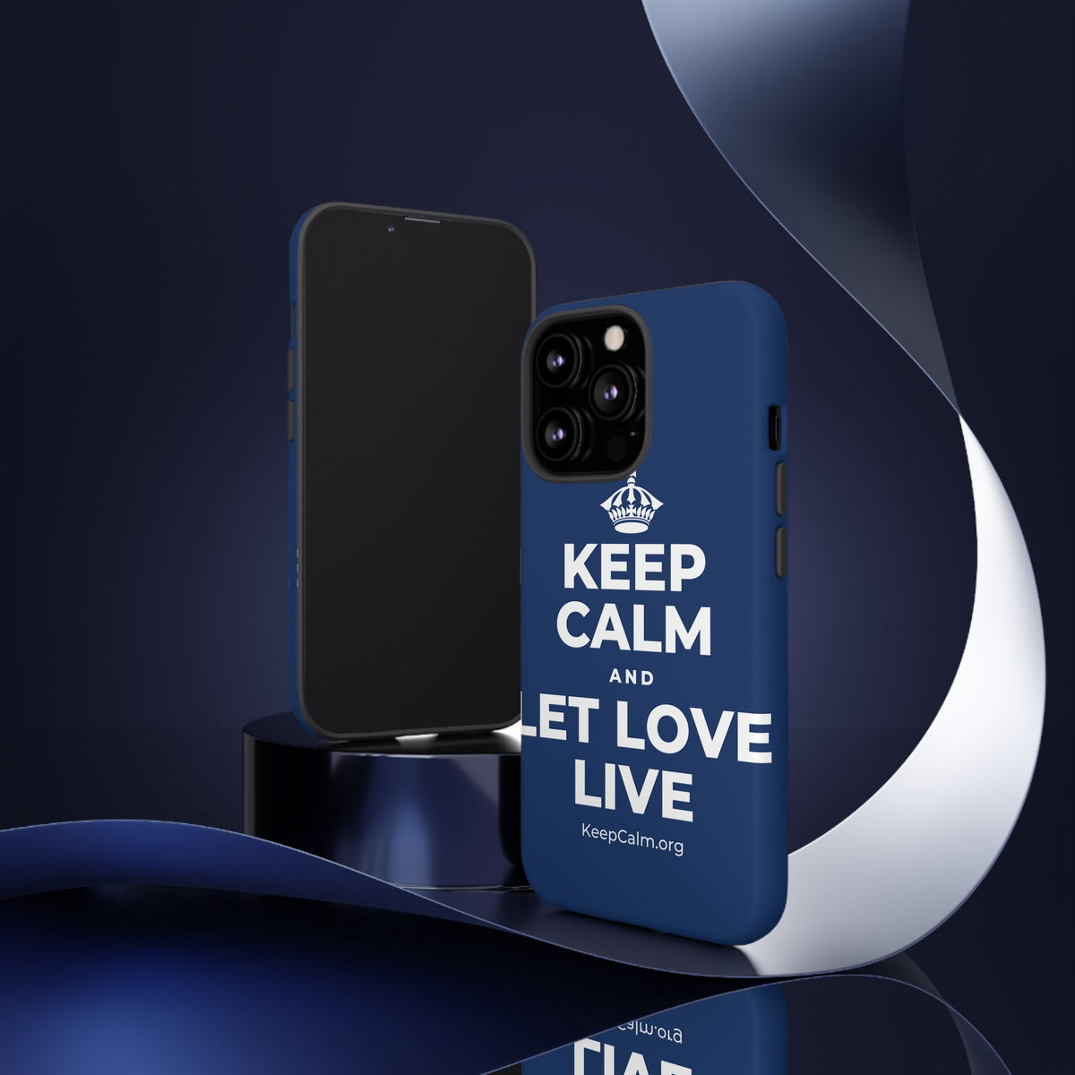 KEEP CALM AND LET LOVE LIVE Phone Case