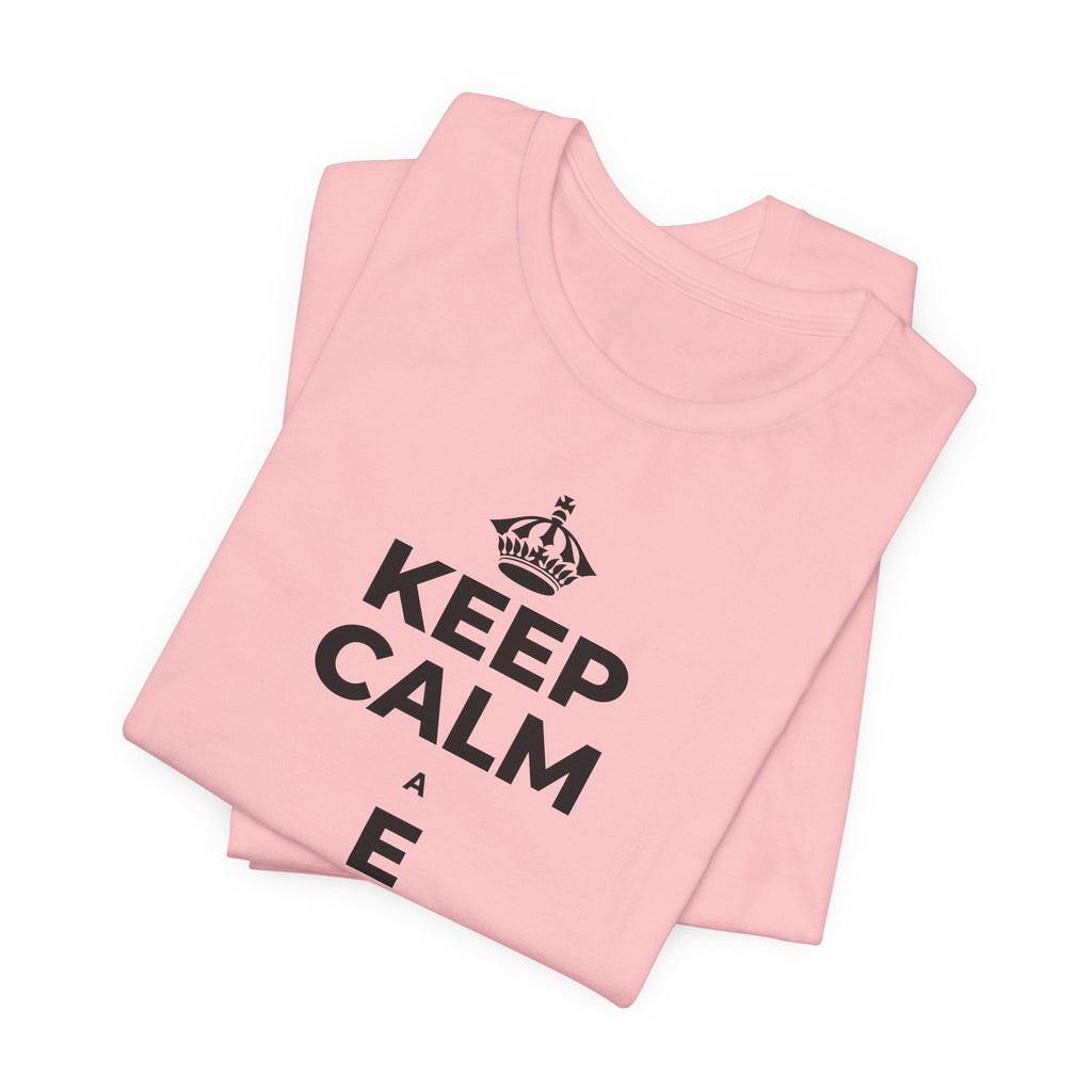 KEEP CALM A E AKAHAI, I NĀ WĀ A PAU T-Shirt (White–Asphalt)
