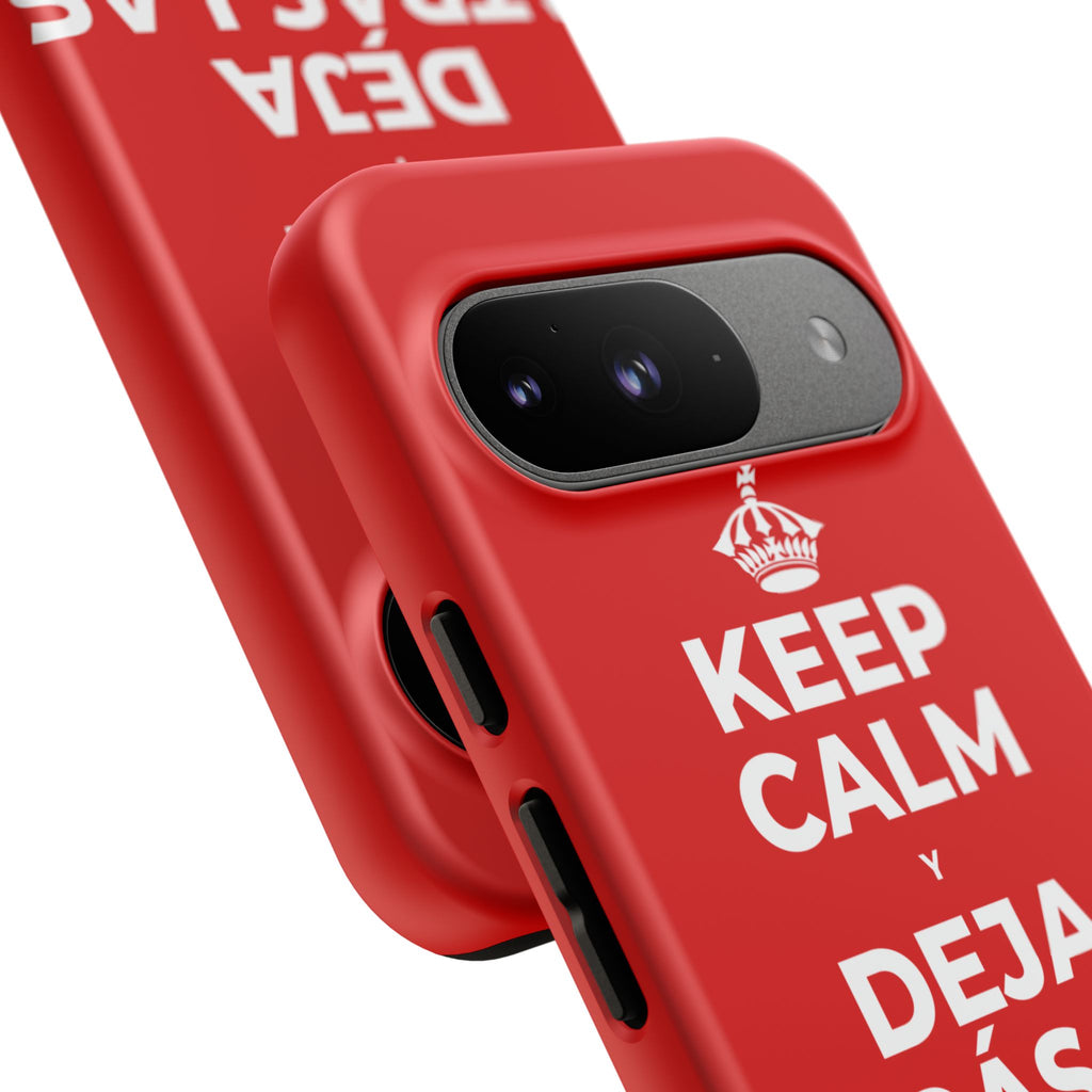 KEEP CALM Y DEJA ATRÁS LAS VIEJAS CARGAS Phone Case