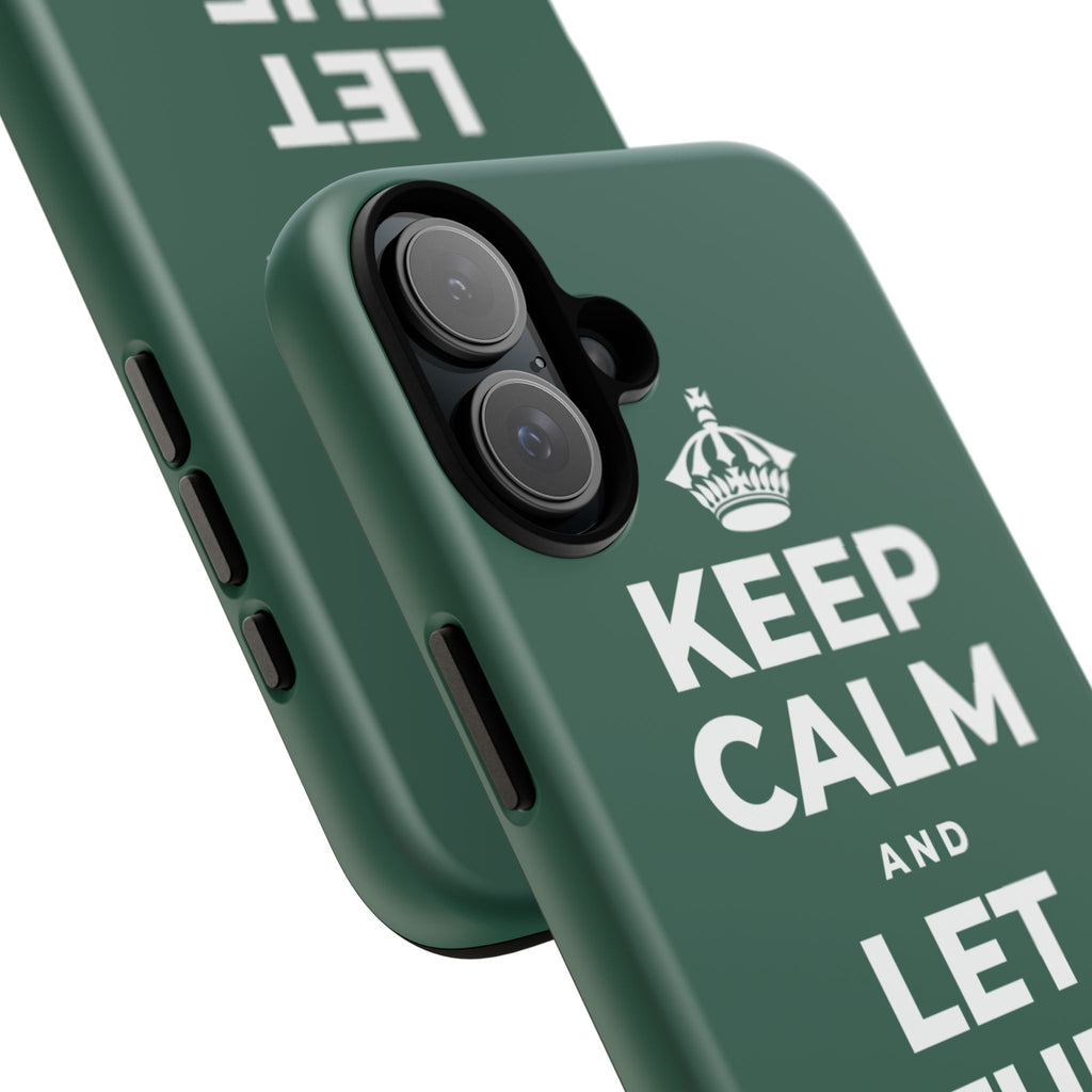 KEEP CALM AND LET THE SMILE OUT Phone Case
