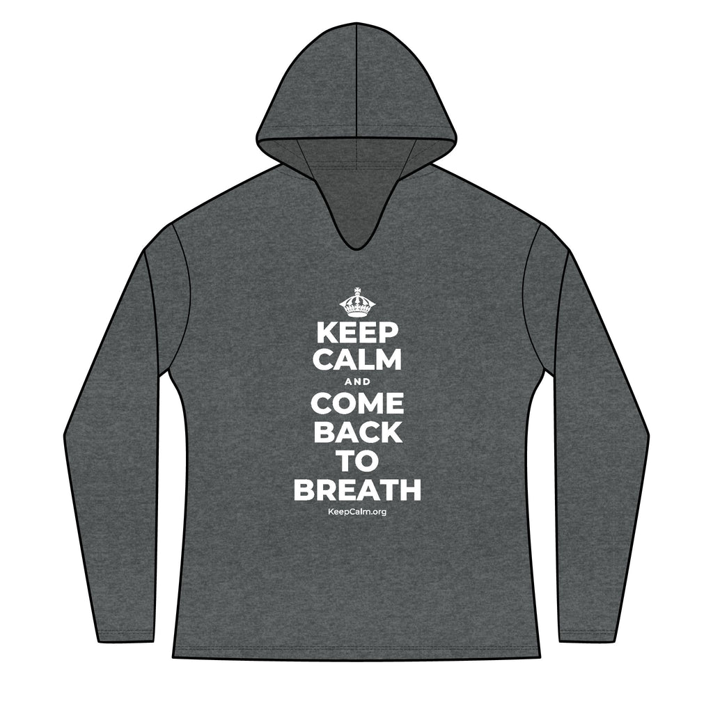 KEEP CALM AND COME BACK TO BREATH Women's Long Sleeve Hoodie