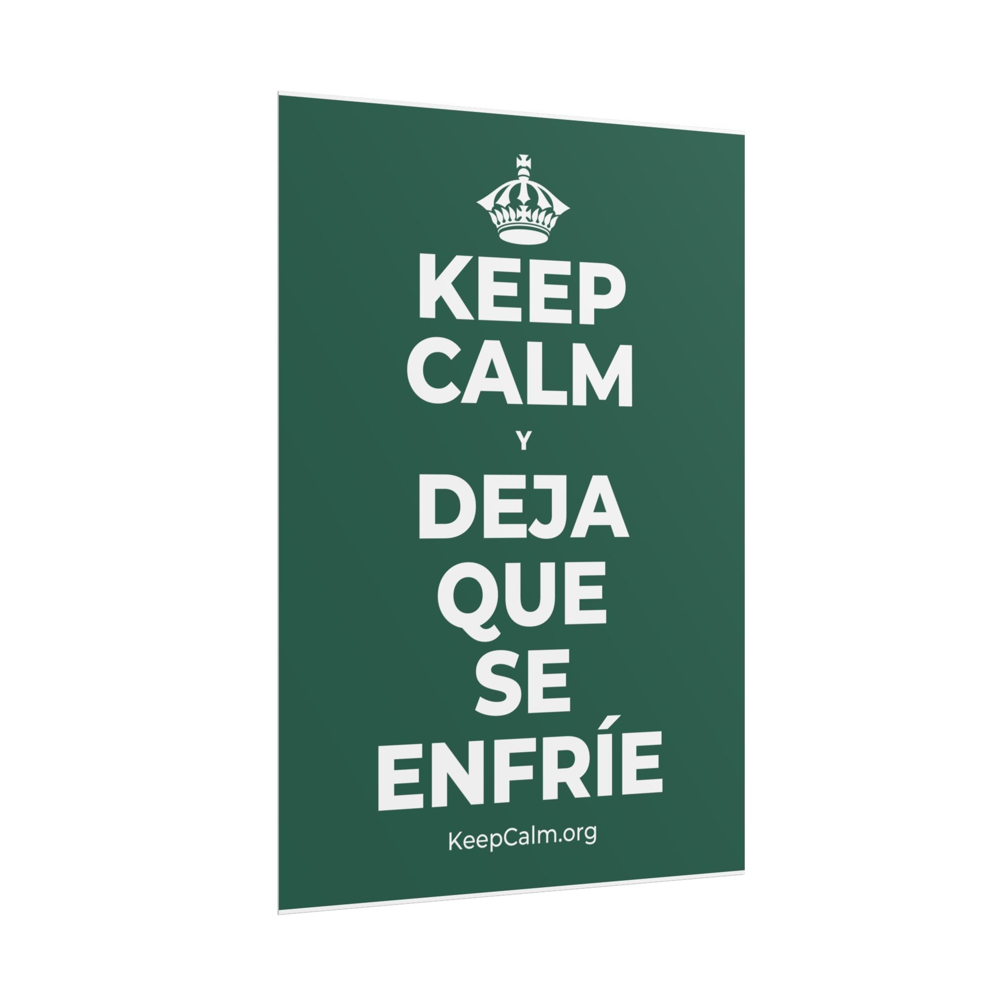 KEEP CALM Y DEJA QUE SE ENFRÍE Poster