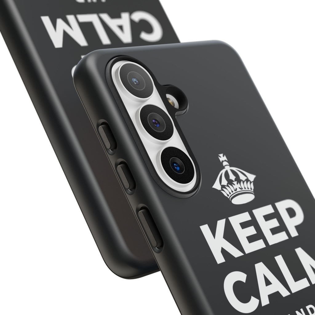 KEEP CALM AND LOCK IN Phone Case (Dark)