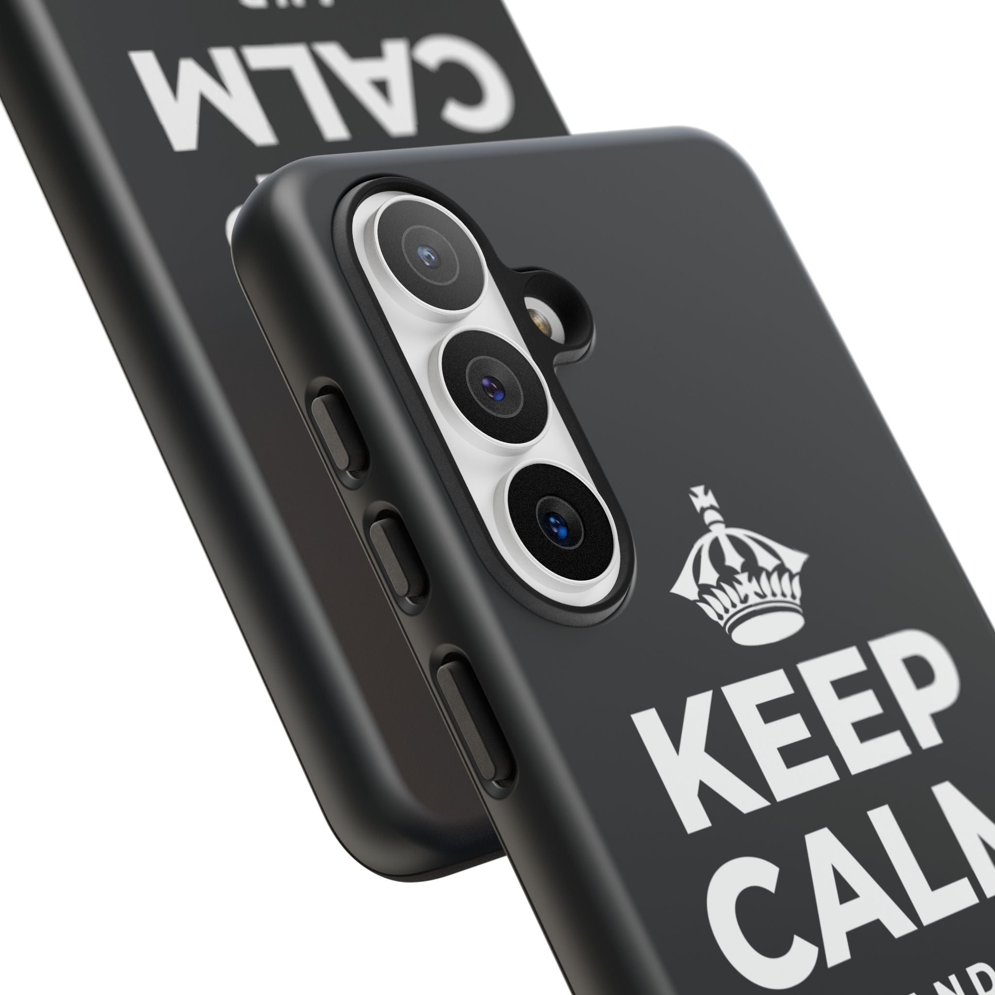 KEEP CALM AND LOCK IN Phone Case (Dark)