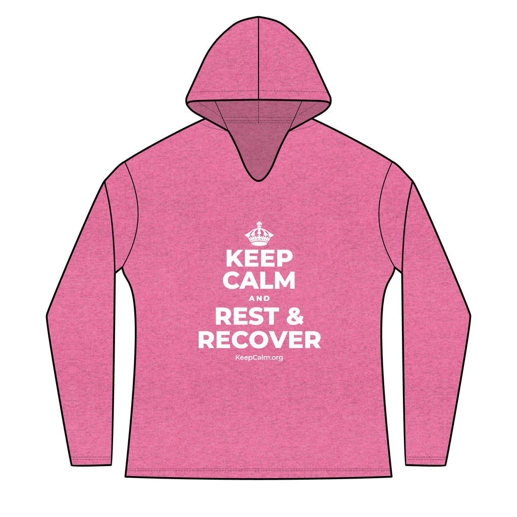 KEEP CALM AND REST & RECOVER Women's Long Sleeve Hoodie