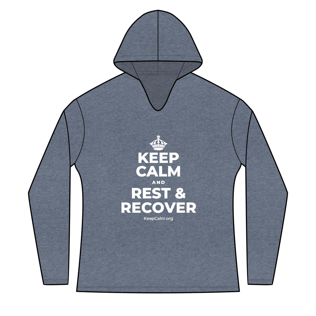KEEP CALM AND REST & RECOVER Women's Long Sleeve Hoodie