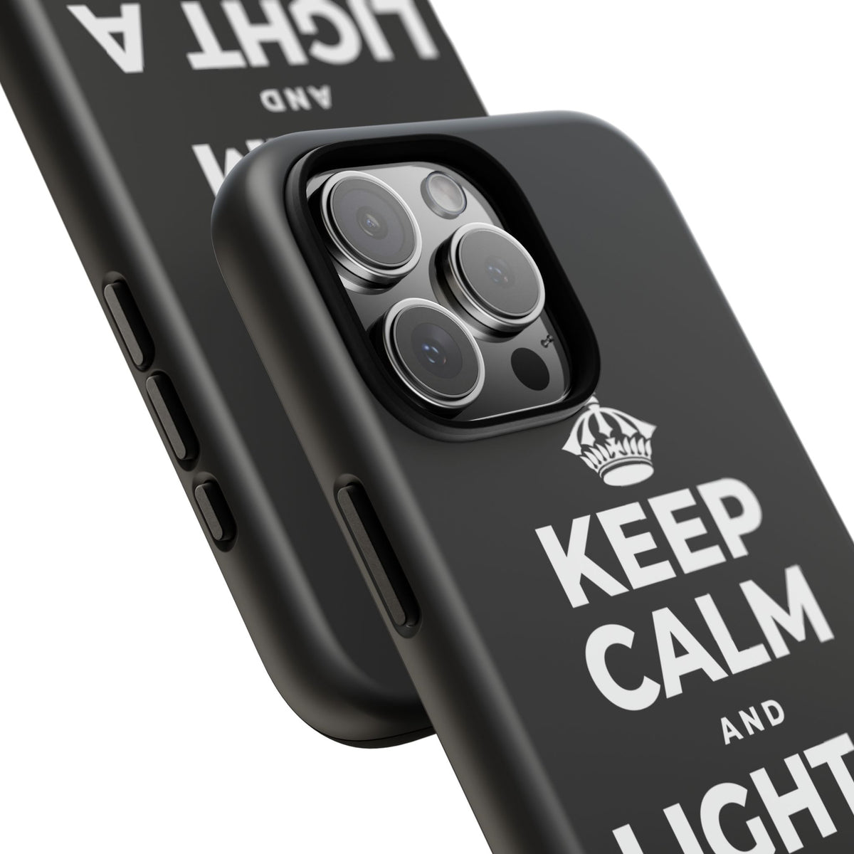 KEEP CALM AND LIGHT A COZY CANDLE Phone Case