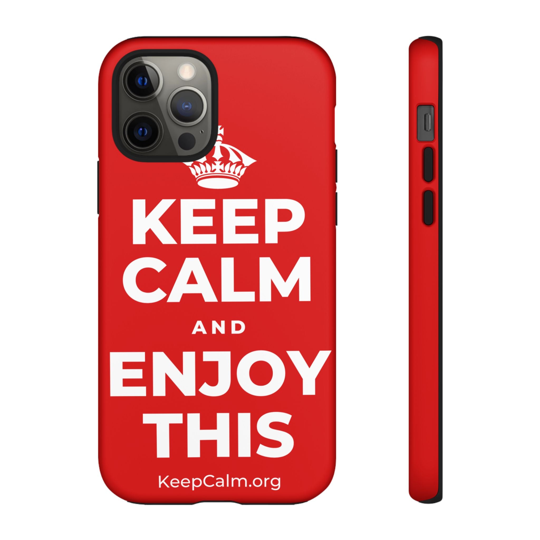 KEEP CALM AND ENJOY THIS Phone Case