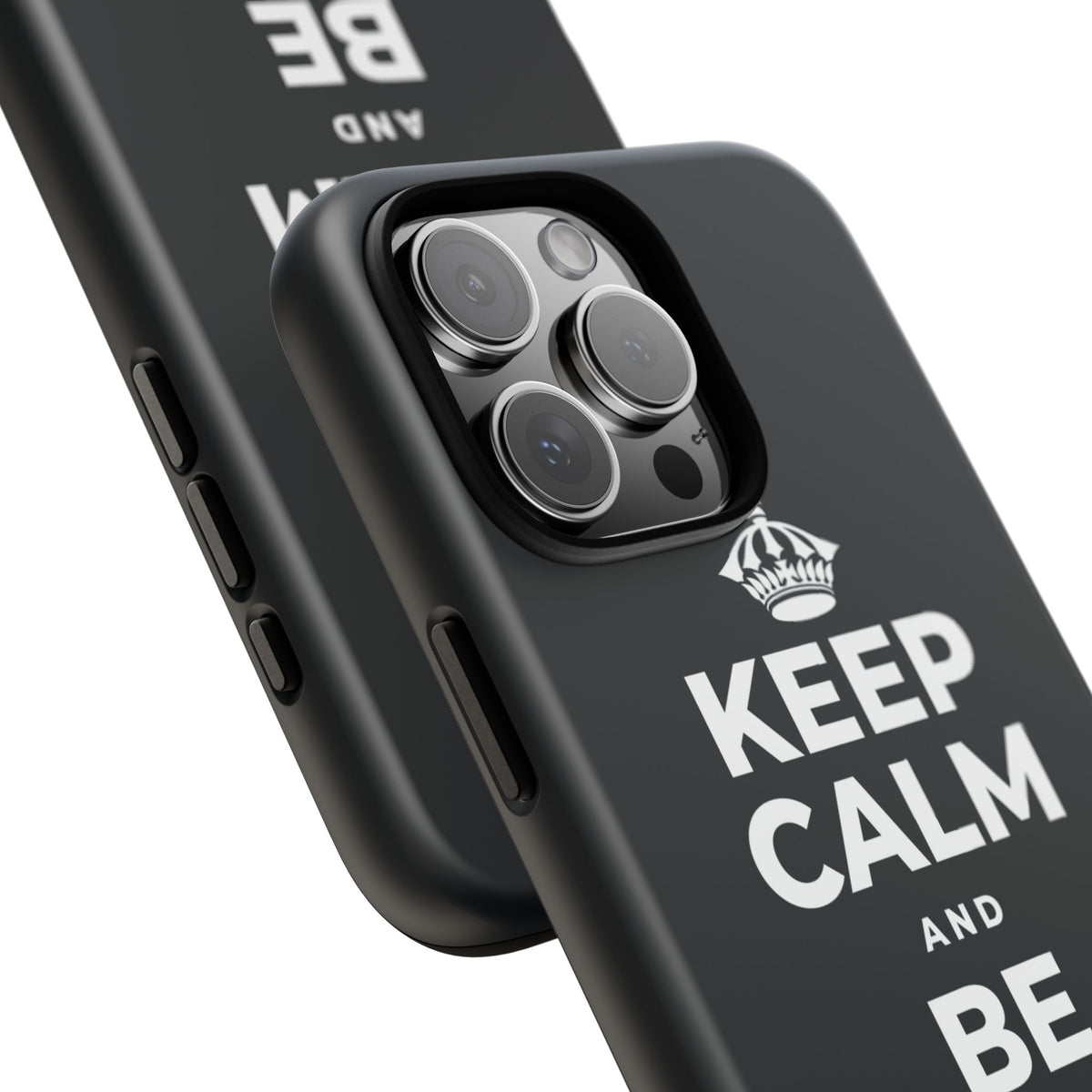 KEEP CALM AND BE STRONG LIKE A 🦕 Phone Case (Dark)