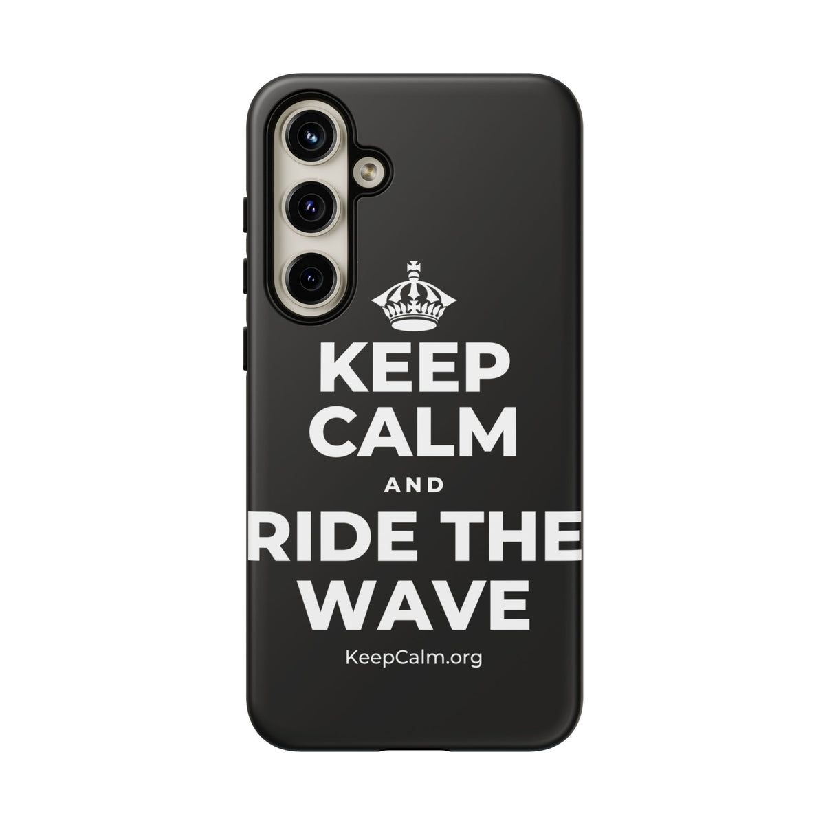 KEEP CALM AND RIDE THE WAVE Phone Case