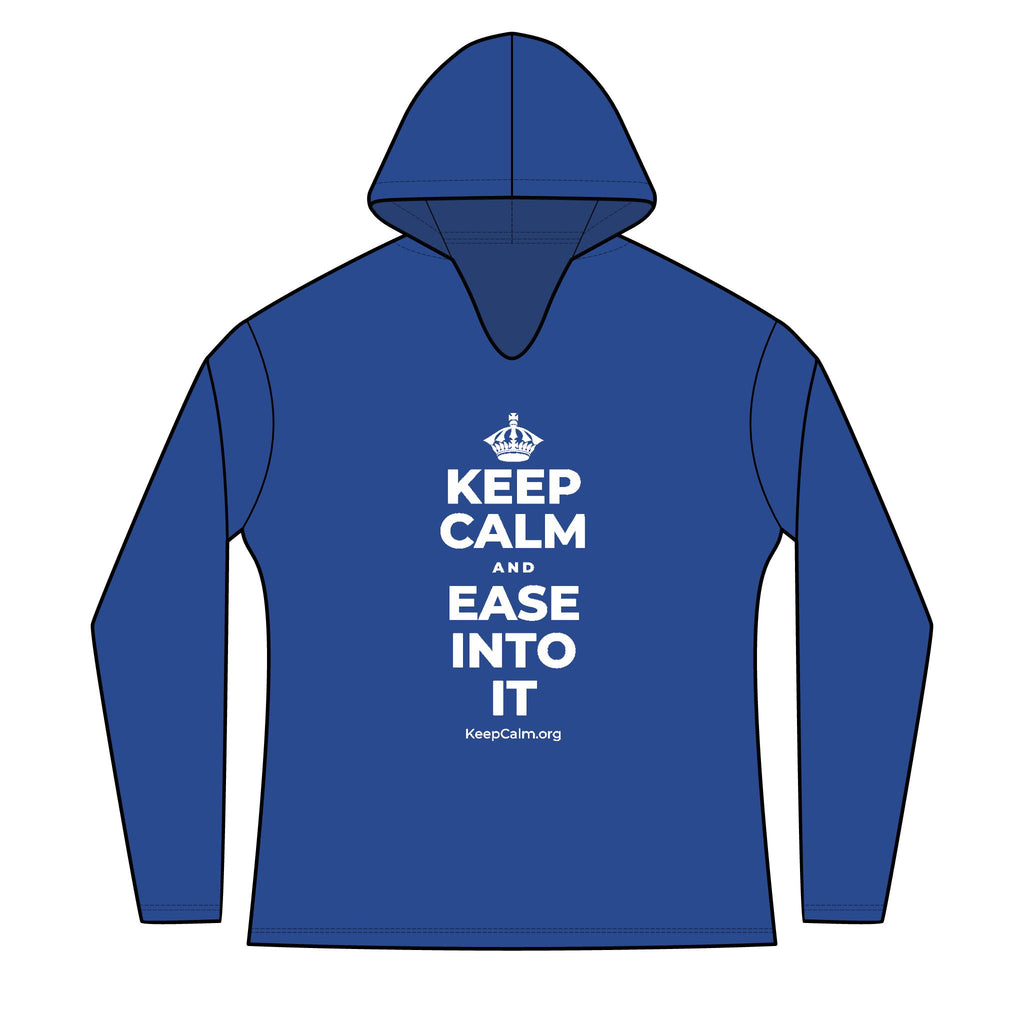 KEEP CALM AND EASE INTO IT Women's Long Sleeve Hoodie
