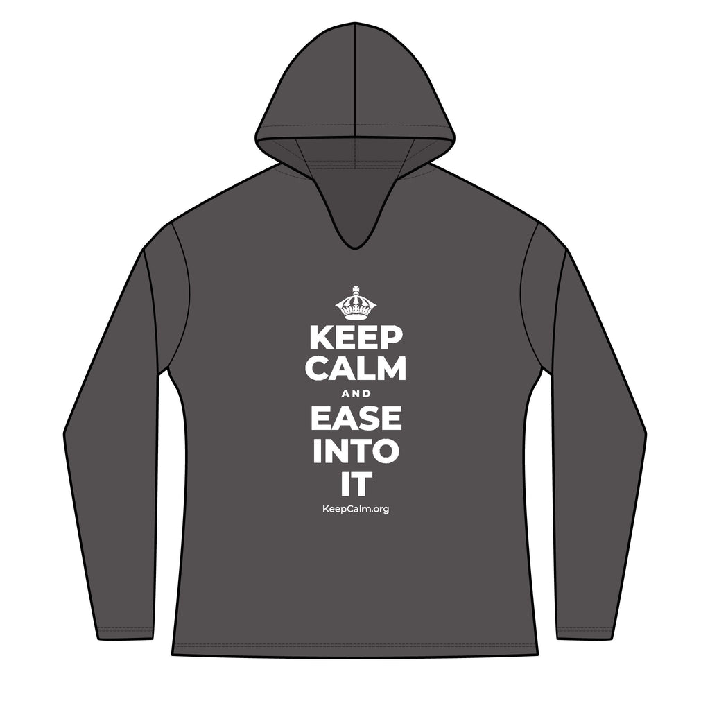 KEEP CALM AND EASE INTO IT Women's Long Sleeve Hoodie