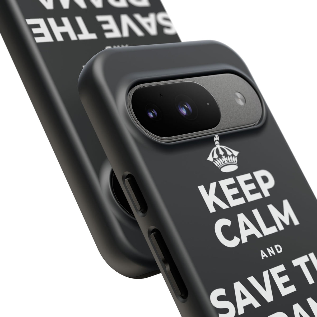 KEEP CALM AND SAVE THE DRAMA FOR YOUR 🦙 Phone Case (Dark)