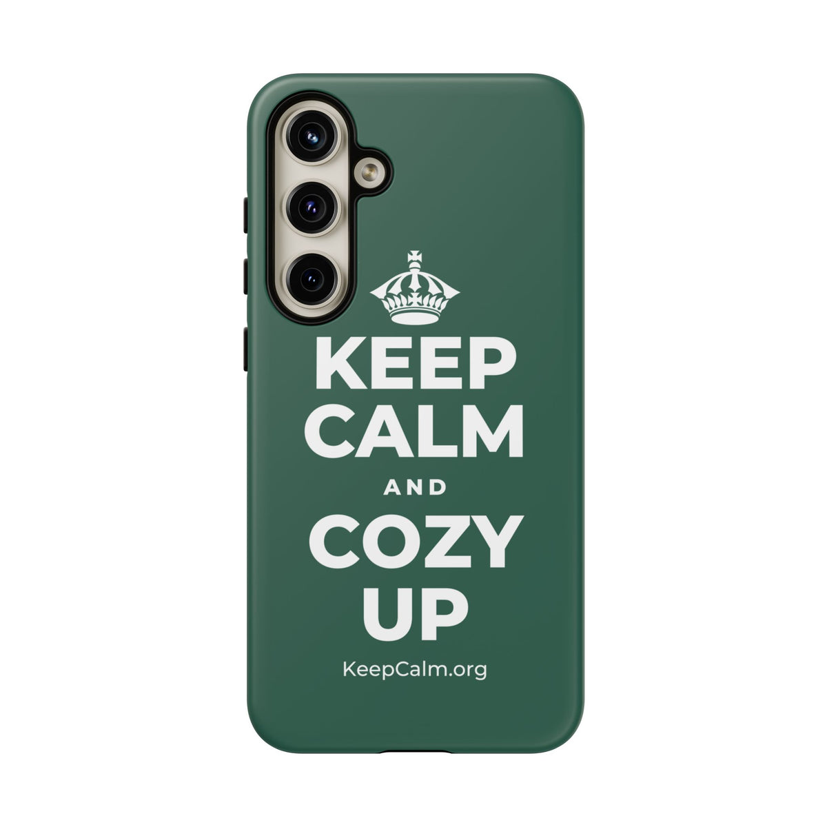 KEEP CALM AND COZY UP Phone Case