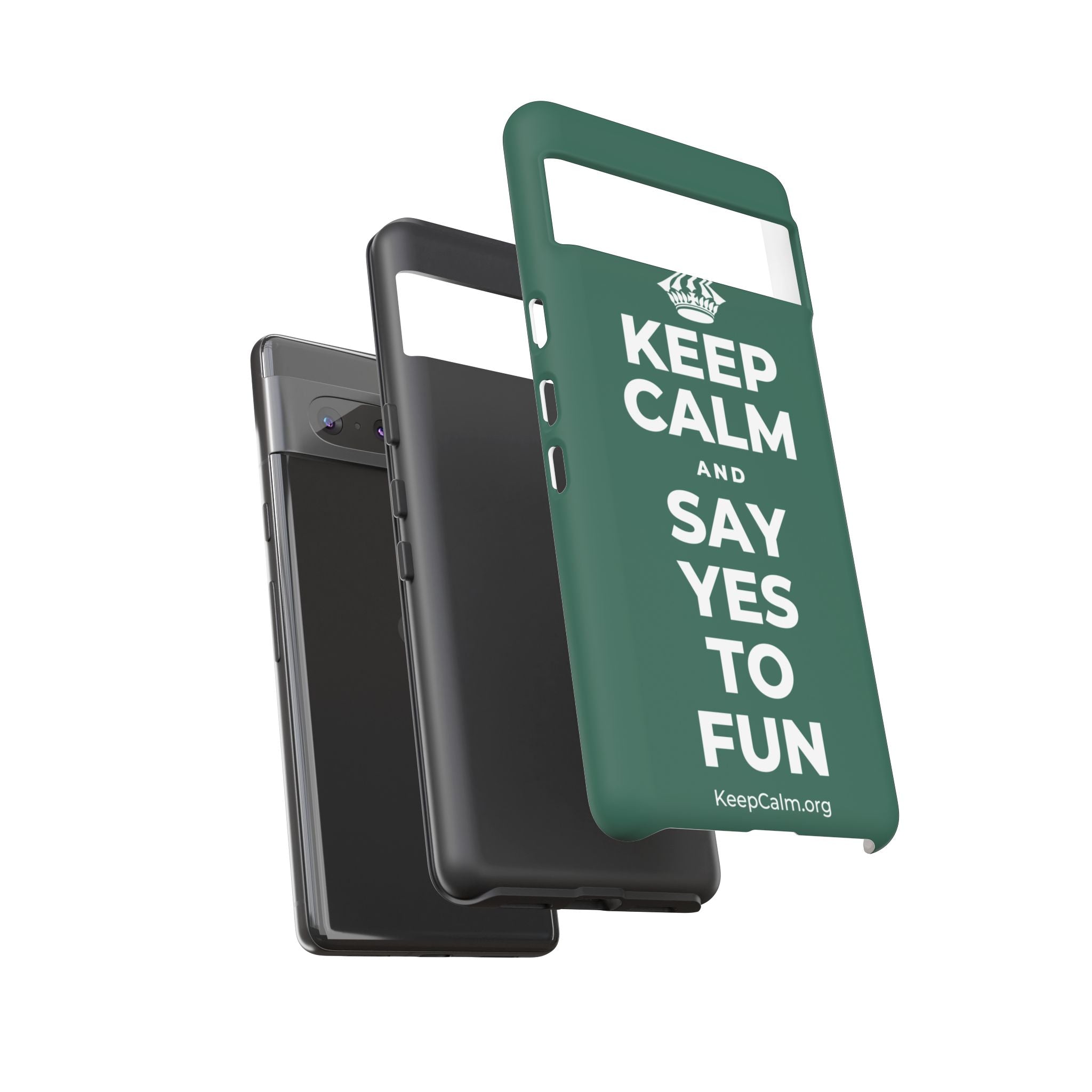 KEEP CALM AND SAY YES TO FUN Phone Case