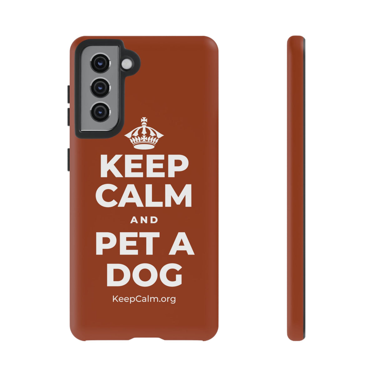 KEEP CALM AND PET A DOG Phone Case
