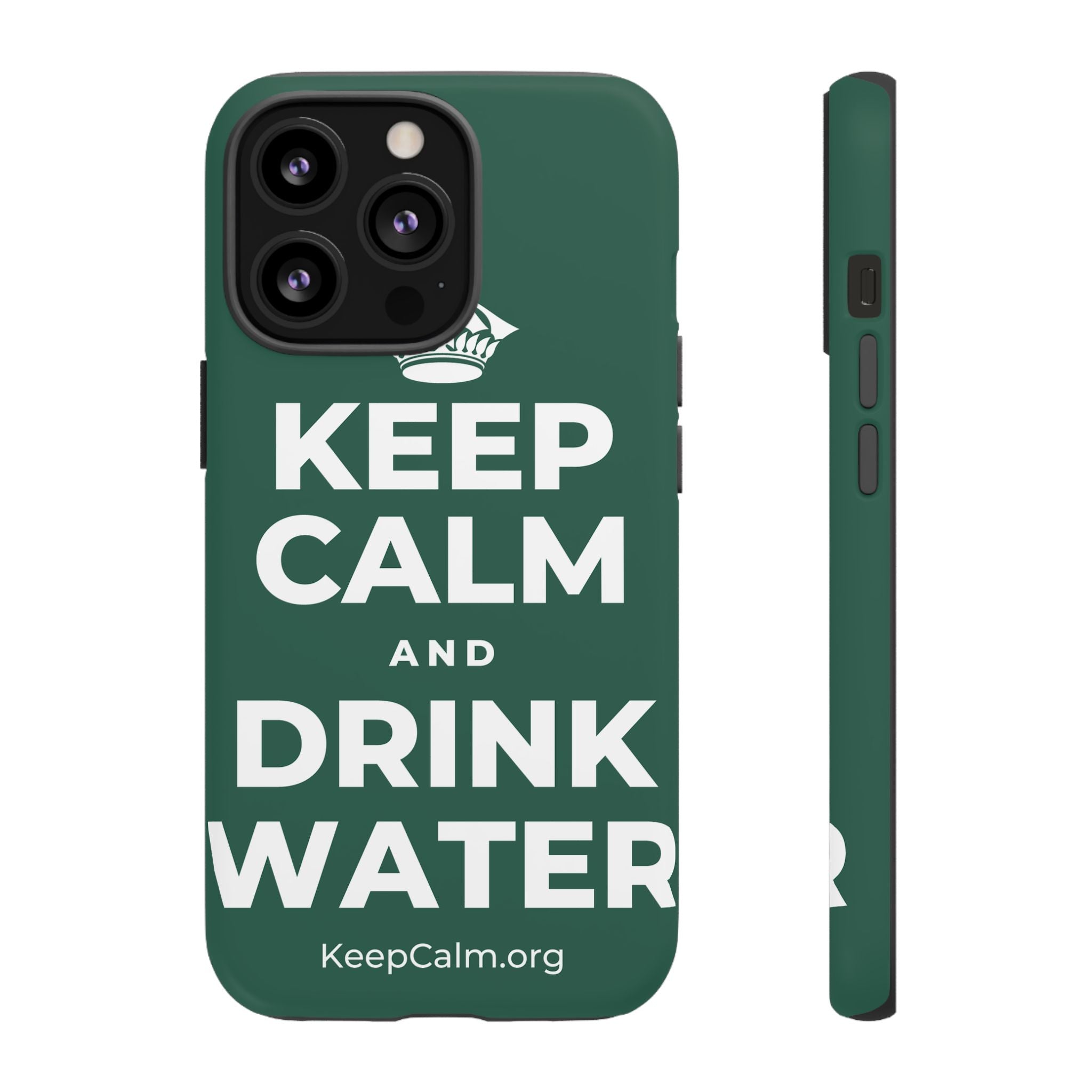 KEEP CALM AND DRINK WATER Phone Case
