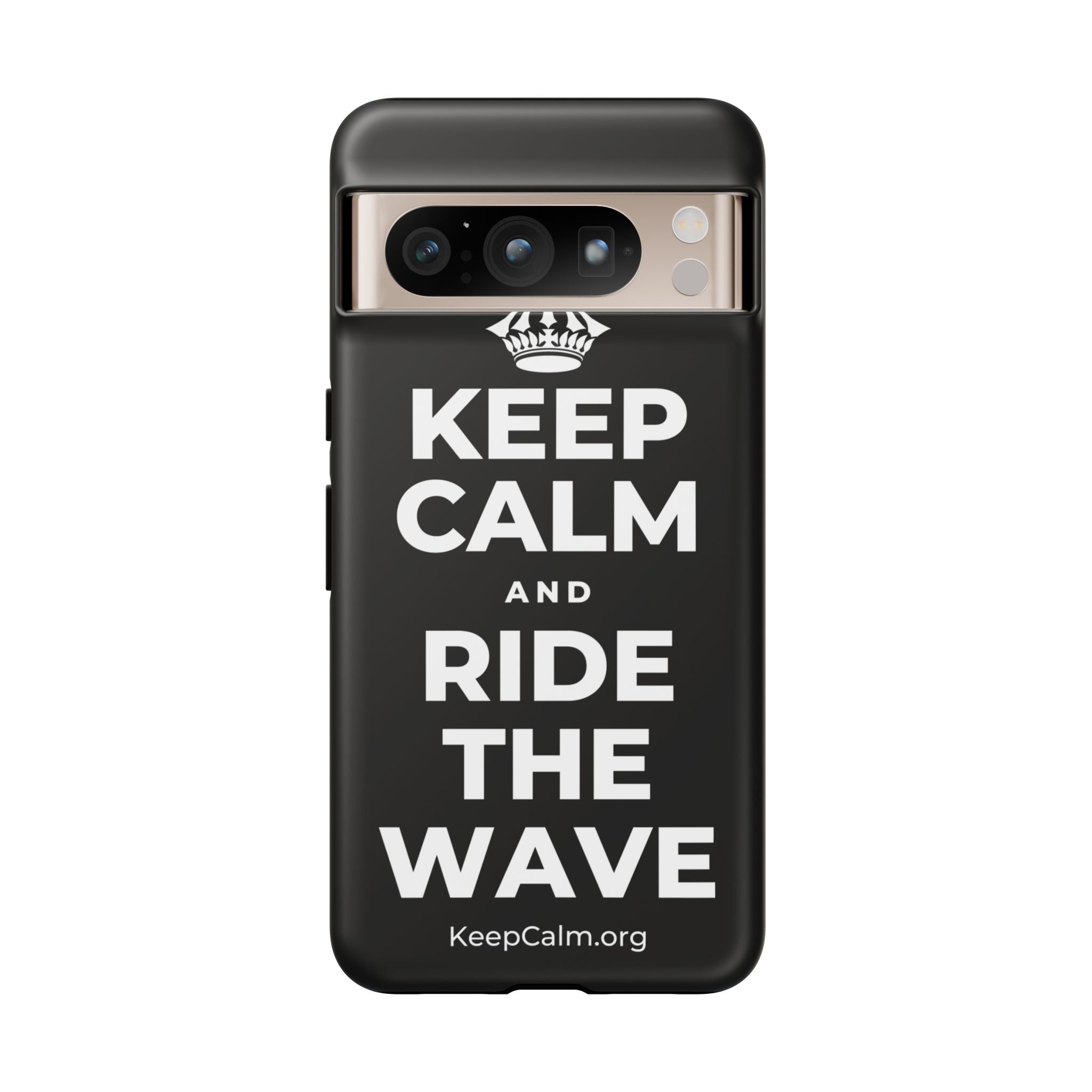 KEEP CALM AND RIDE THE WAVE Phone Case