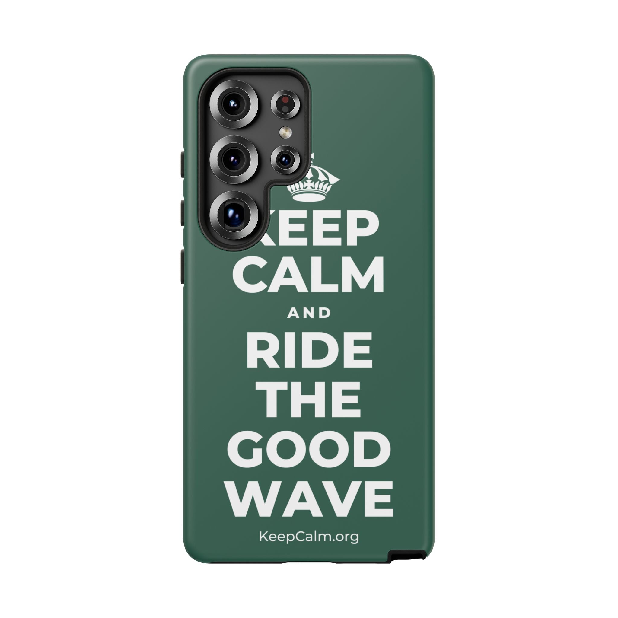 KEEP CALM AND RIDE THE GOOD WAVE Phone Case