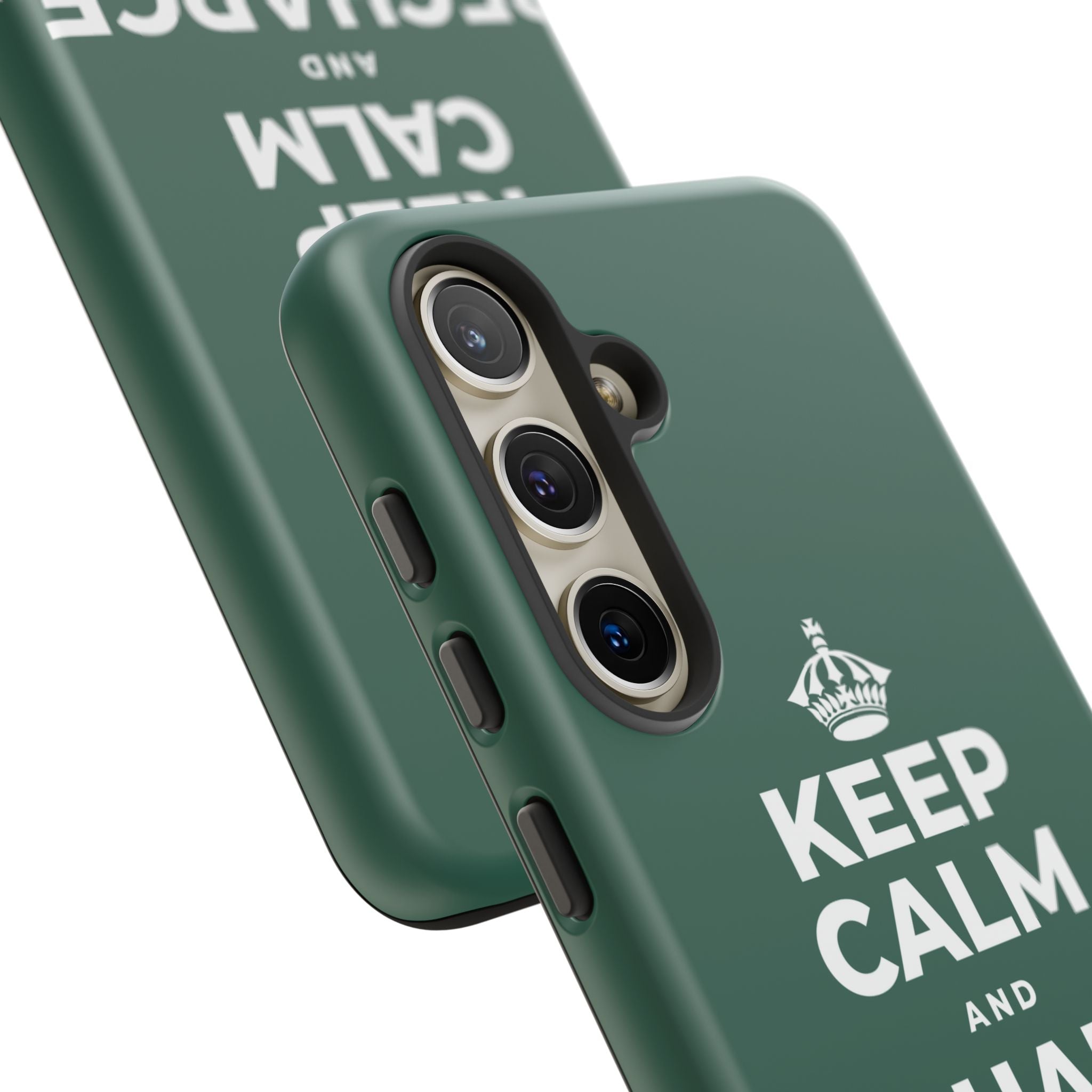 KEEP CALM AND RECHARGE, NO GUILT Phone Case