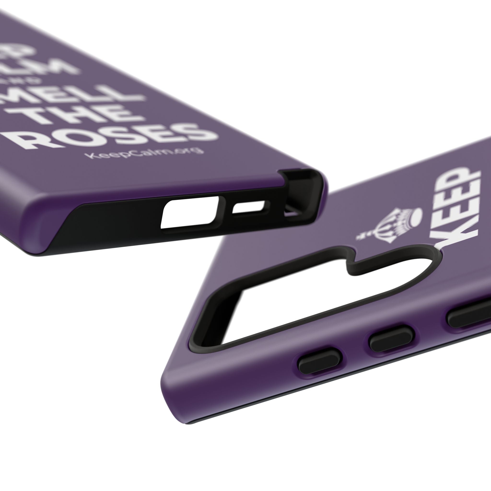 KEEP CALM AND SMELL THE ROSES Phone Case